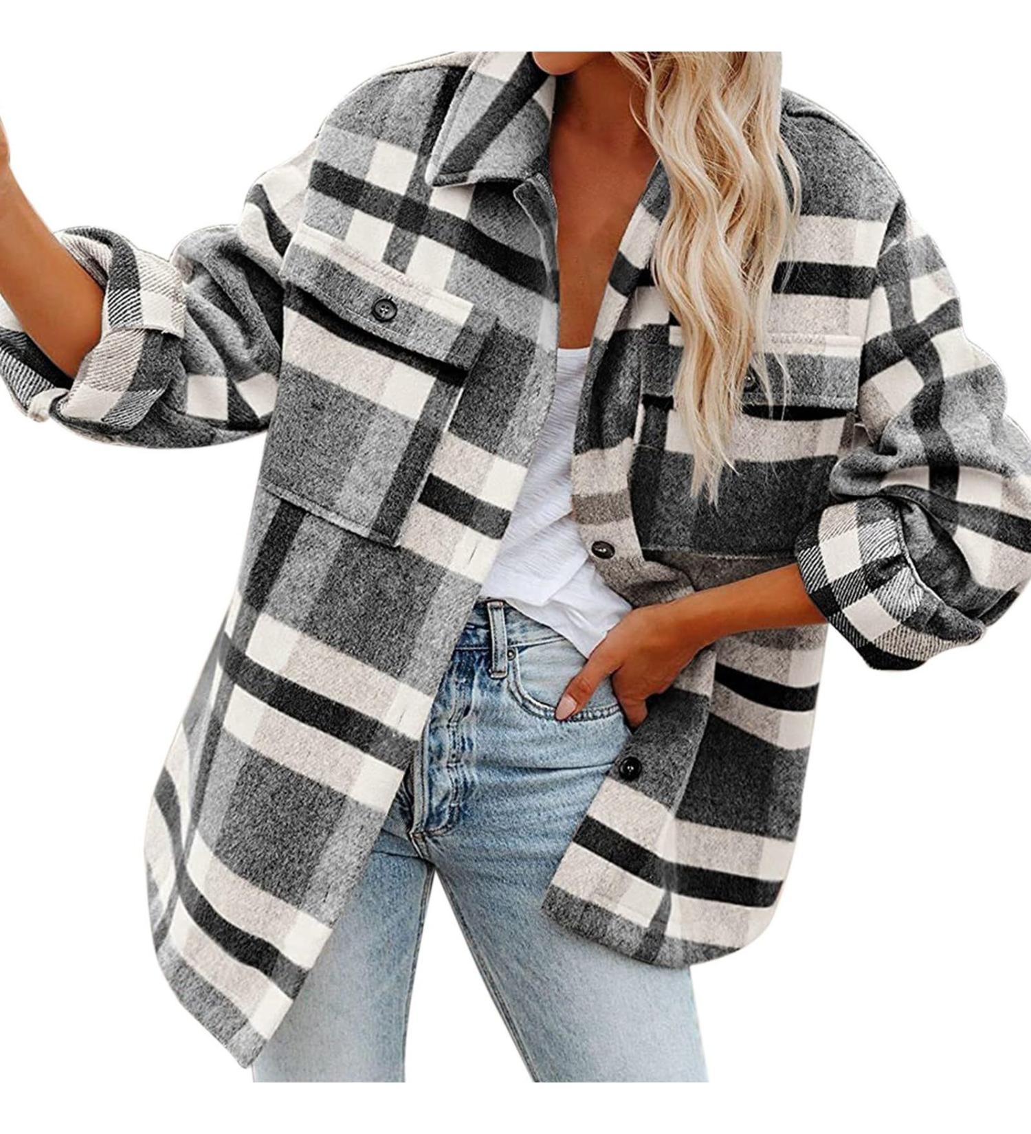 Gefomuofe Blouse Women's Loose Tunic Cotton Linen Blouse Summer Tunic Summer Oversized Casual Look Shirt Blouse O-Neck with Button Placket and Pocket Elegant Plain Office Blouses Office Shirt Black XL - Buy Online on GoSupps.com