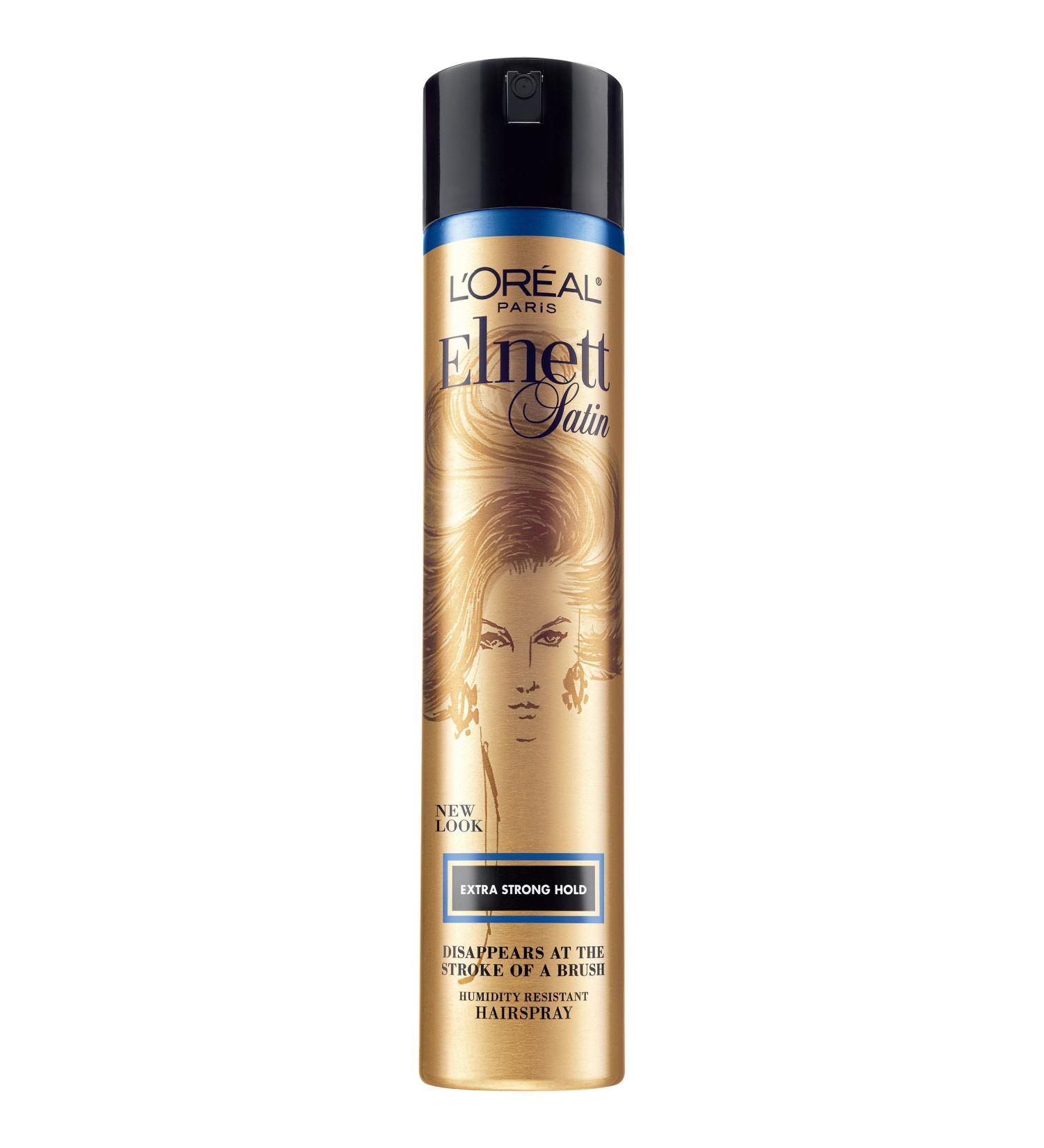 L'Oreal Paris Elnett Satin Extra Strong Hold Hairspray - 11 oz (Pack of 1) - Buy Online on GoSupps.com