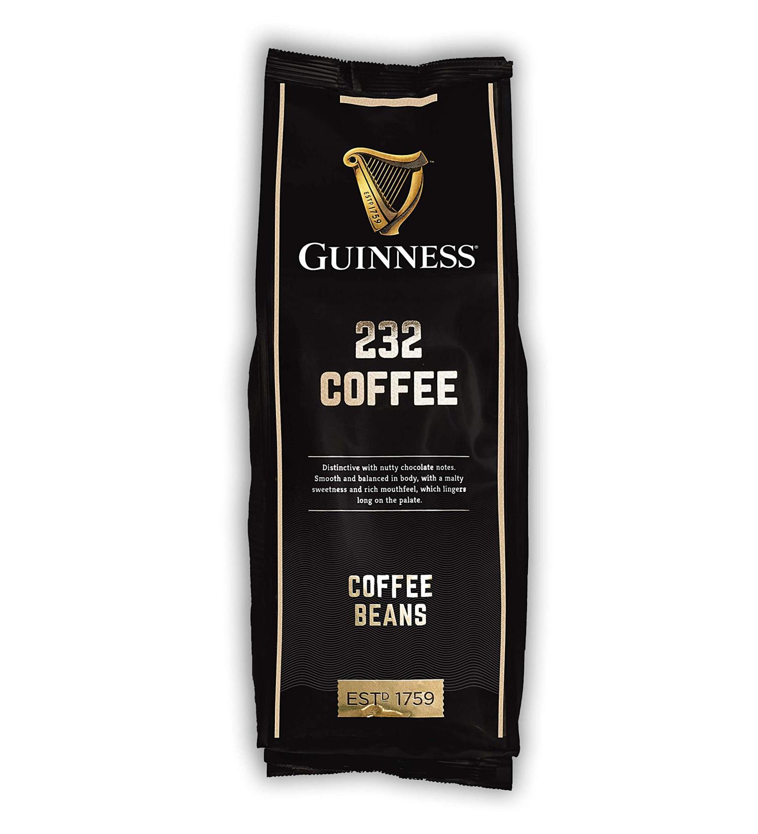 Guinness Coffee '232' Brew - Roasted Coffee Beans (1kg) by Tiki Tonga Coffee Roasters. Roasted in The United Kingdom - Buy Online on GoSupps.com