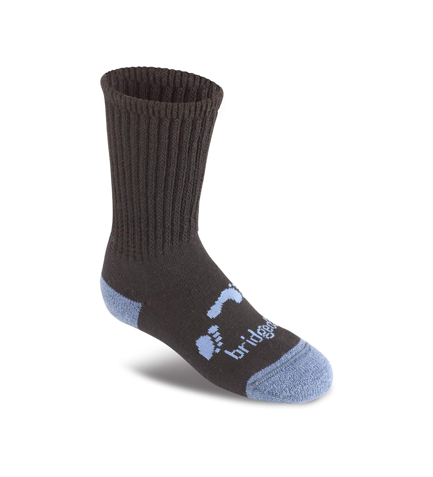 Bridgedale Kids Hike All Season Merino Comfort Boot Socks - Unisex J. X-Large Black (No VAT) | International Shipping Available - Buy Online on GoSupps.com