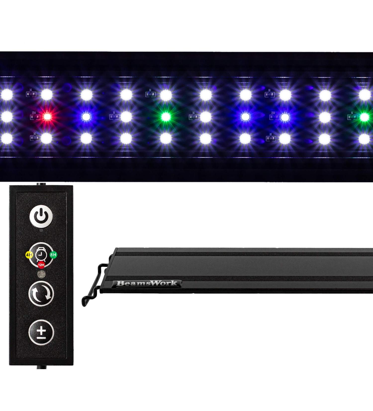 BeamsWork Vivio Full Spectrum LED Aquarium Light with Timer and Dimmer for Freshwater Tanks - Sizes 12-54 avail - Buy Online on GoSupps.com