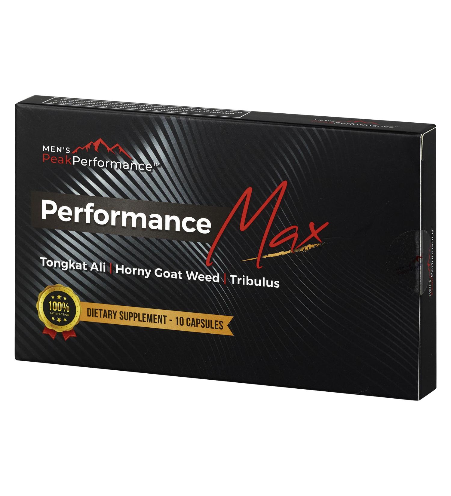 Masculinity Maximiser Supplement for Men Energy Endurance & Stamina Support for Improved Performance with Horny Goat Weed Ashwagandha Tongkat Ali & Maca 10 Capsules - Buy Online on GoSupps.com