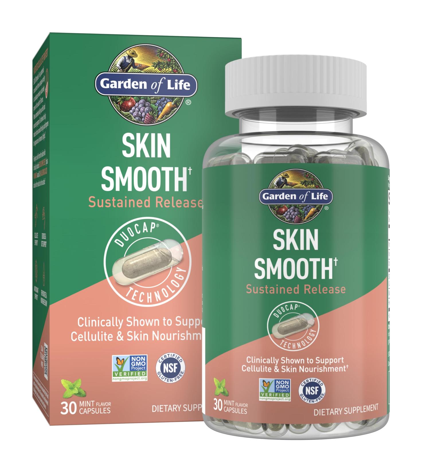 Garden of Life Skin Smooth DuoCaps 30ct - Buy Online on GoSupps.com