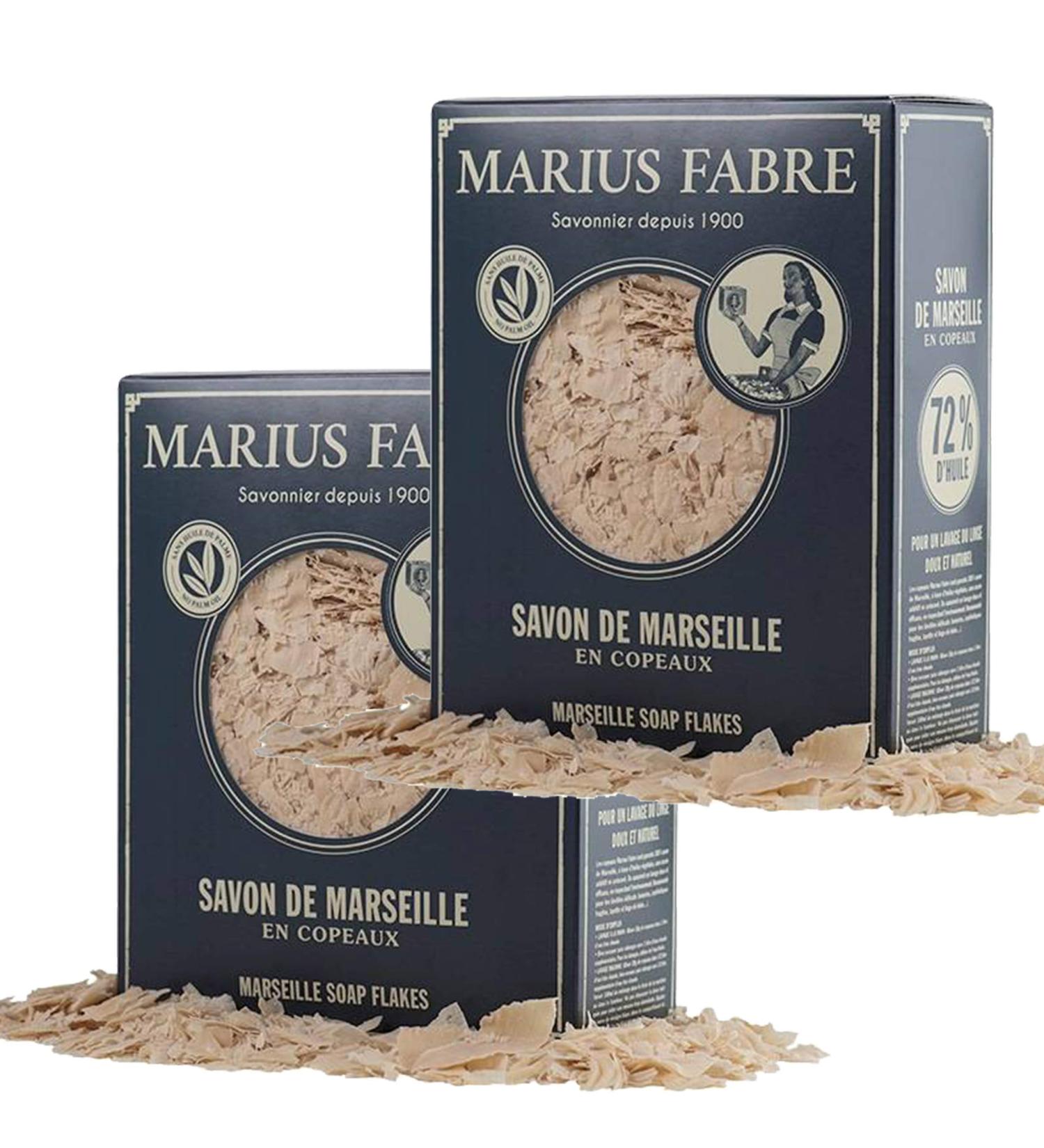Marius Fabre Marius Fabre Marseille Soap in Shavings 750 g in a Nature Box - Set of 2 Boxes