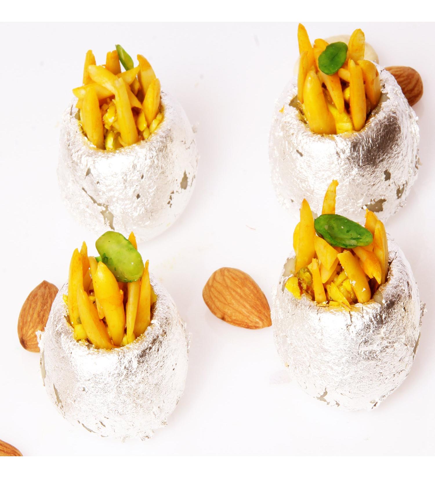 Ghasitaram Gifts Indian Sweets - Gulkand Peda (200 GMS) (200gms) - Buy Online on GoSupps.com