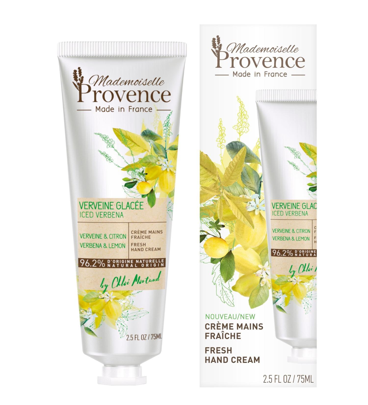 Mademoiselle Provence Lemon Verbena Shea Butter Hand Cream - Rejuvenating, Nourishing & Moisturizing - 2.5 fl oz | Cruelty-Free, Vegan, Made in France - Buy Online on GoSupps.com