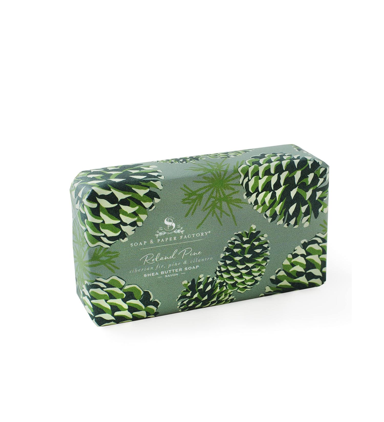 Roland Pine Shea Butter Soap - Moisturizing 5 oz Bar | Soap & Paper Factory | International Shipping Available - Buy Online on GoSupps.com