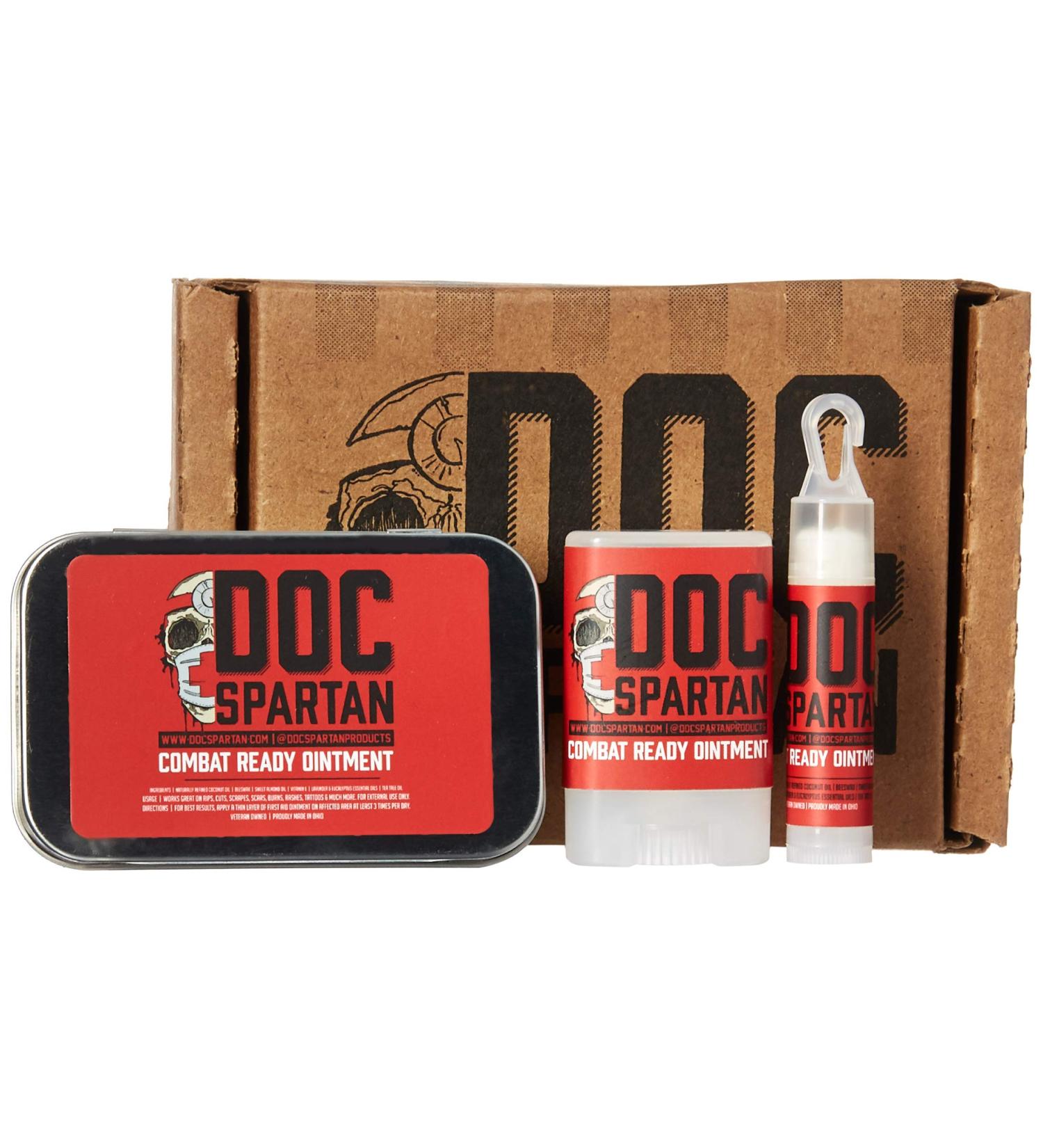 Combat Ready Ointment by Doc Spartan: Triple Threat Formula | As Seen On Shark Tank - Buy Online on GoSupps.com