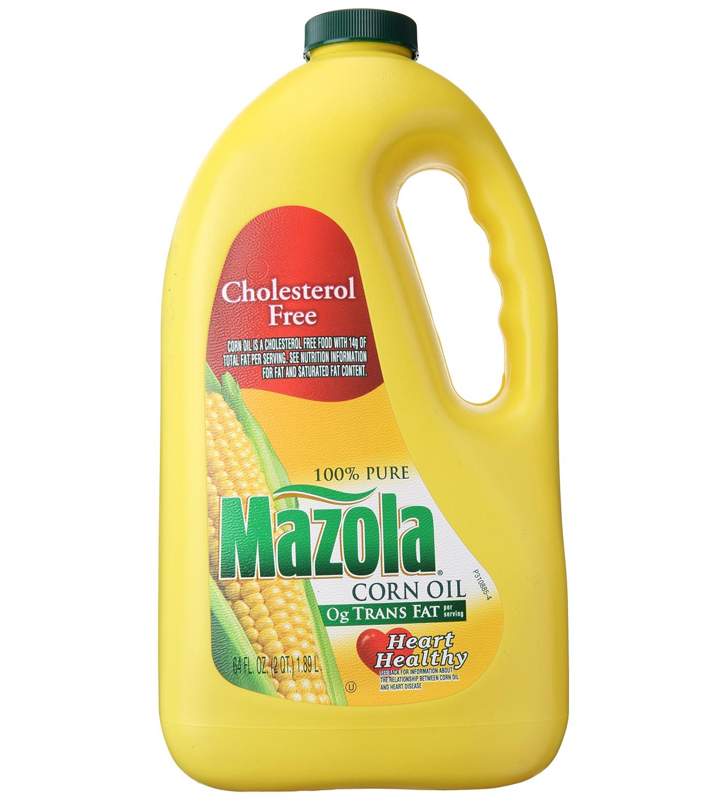 Mazola 100% Pure Corn Oil - 64 Fl Oz | High-Quality Cooking Oil - Buy Online on GoSupps.com
