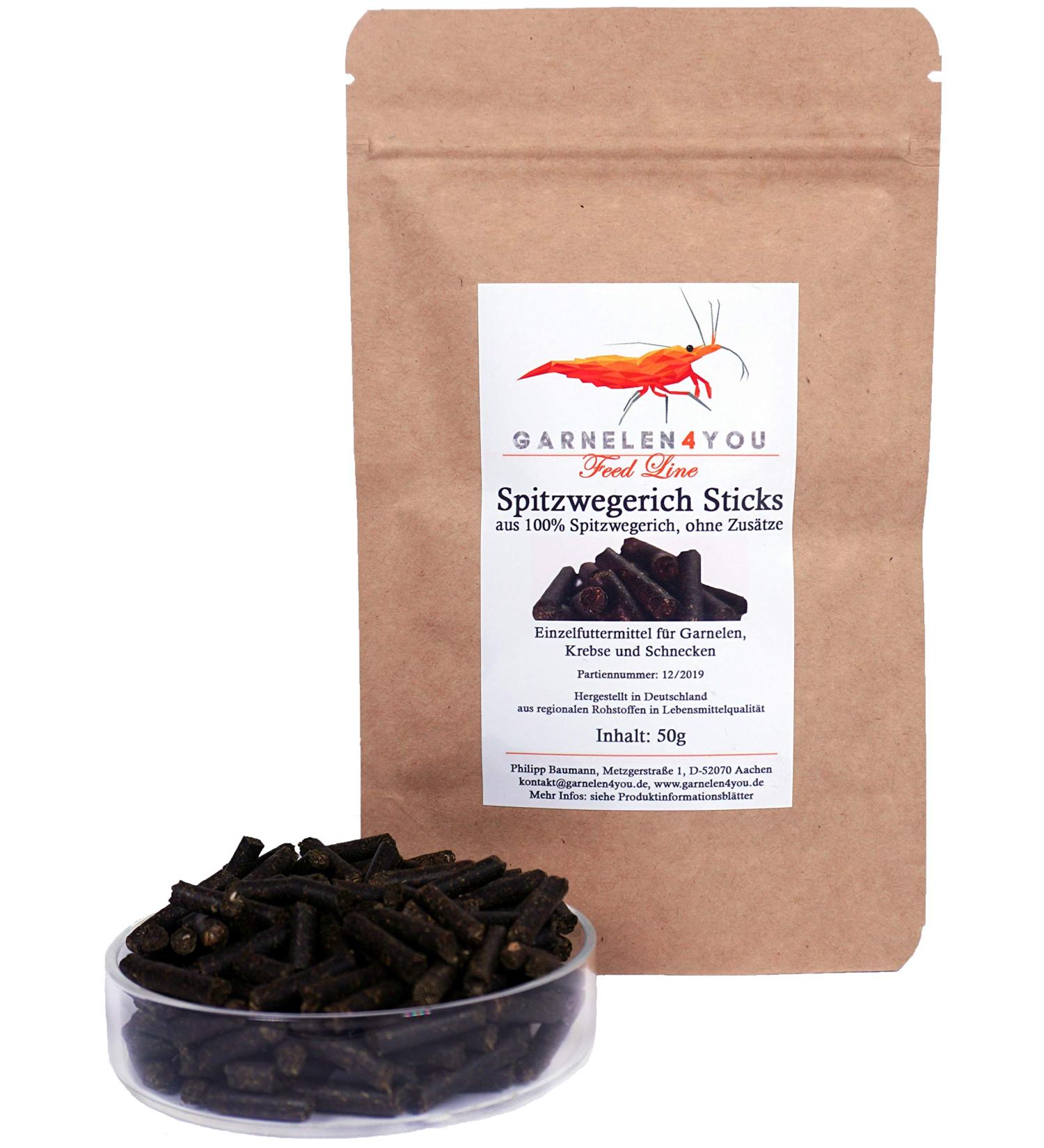 GARNELEN4YOU Premium Food Pellets - 50 g - For relaxed feeding of aquarium inhabitants such as shrimps crabs and snails (1 x 50 g) - Buy Online on GoSupps.com