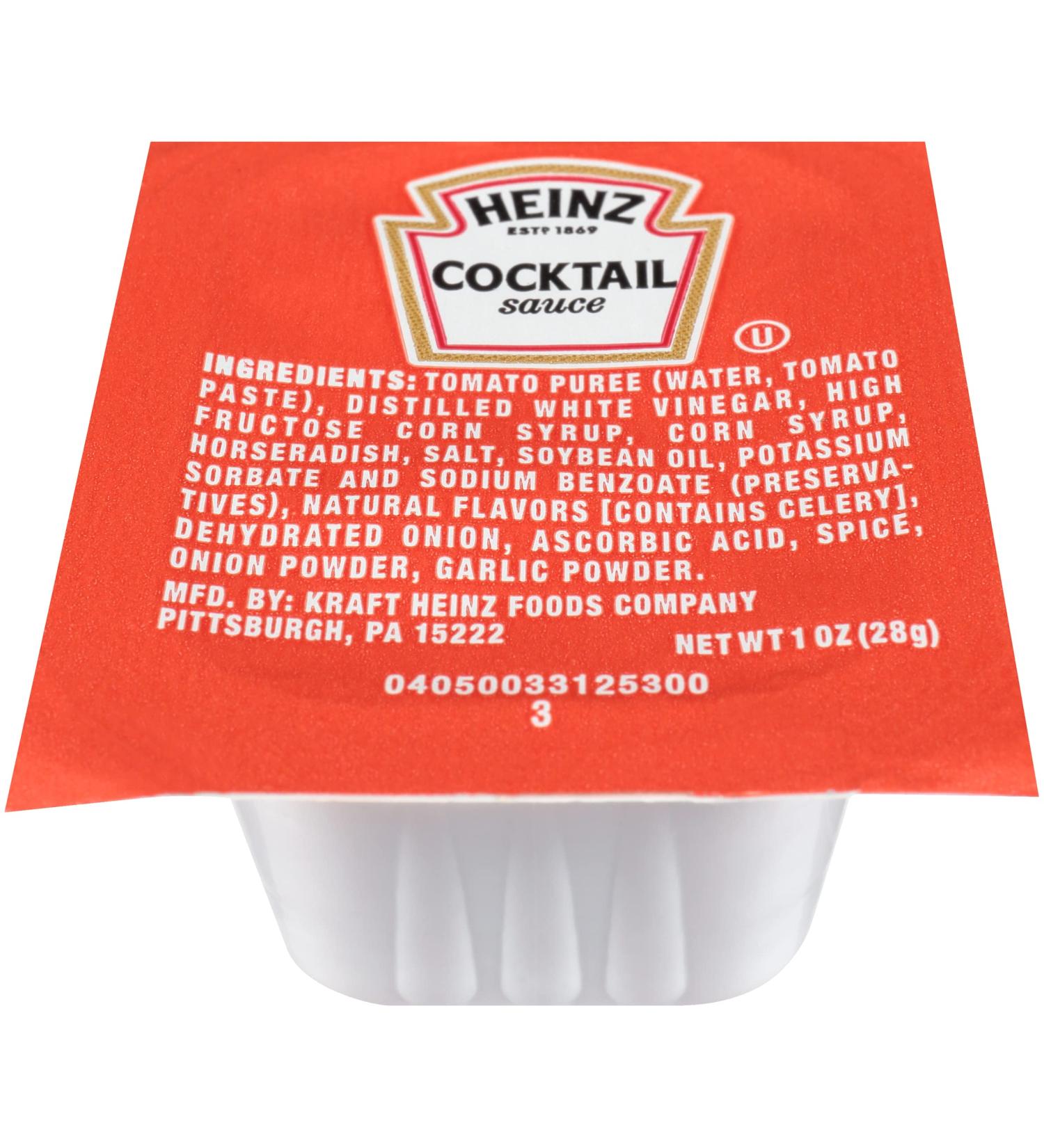 Heinz Cocktail Sauce - 100 ct 1 oz Cups (Case of 100) | Single Serve Packs - Buy Online on GoSupps.com