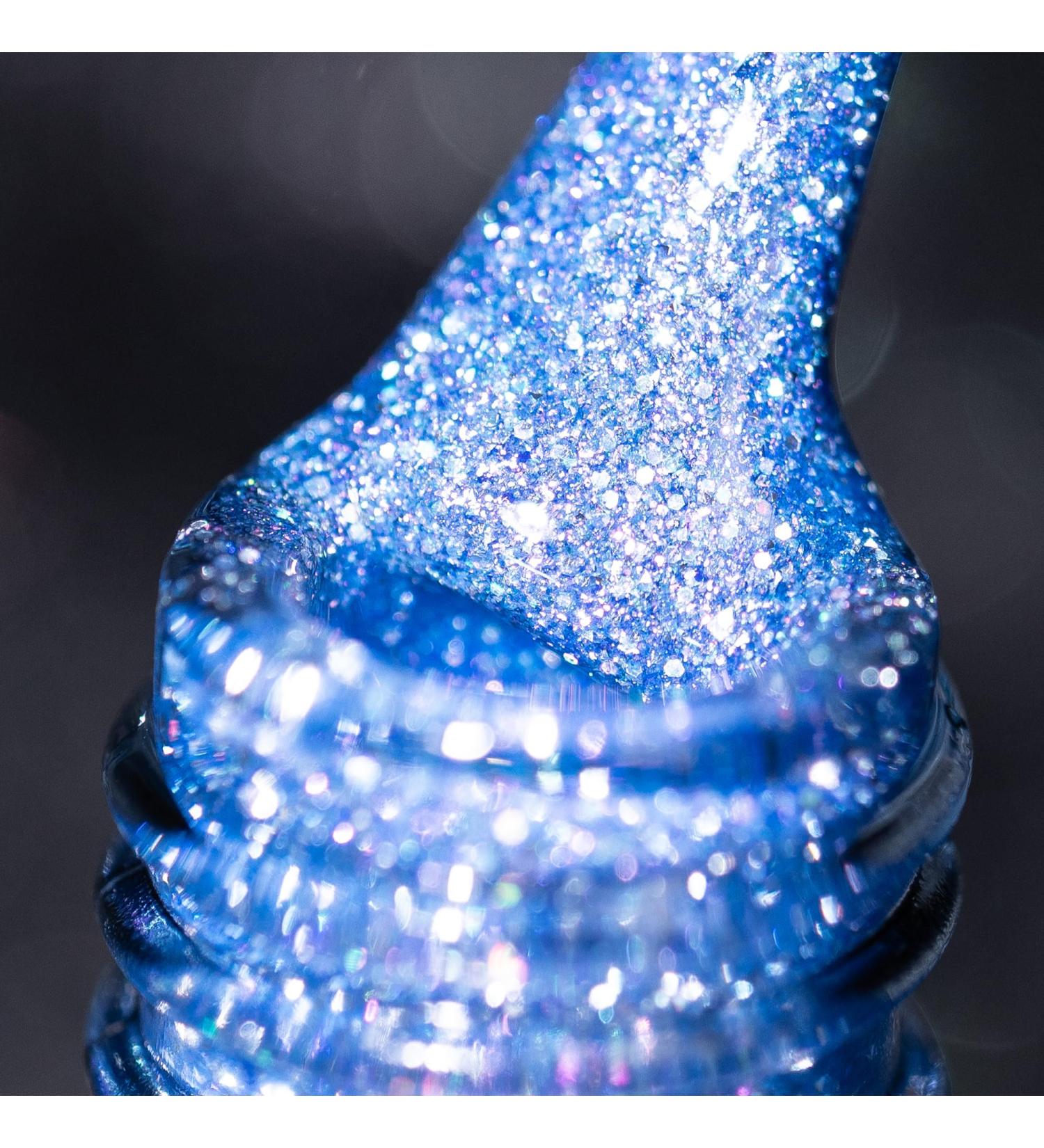 Burano Reflective Gel Nail Polish | UV Diamond Glitter Gel | Holographic Color - 7.3ml (JL14) - Buy Online on GoSupps.com