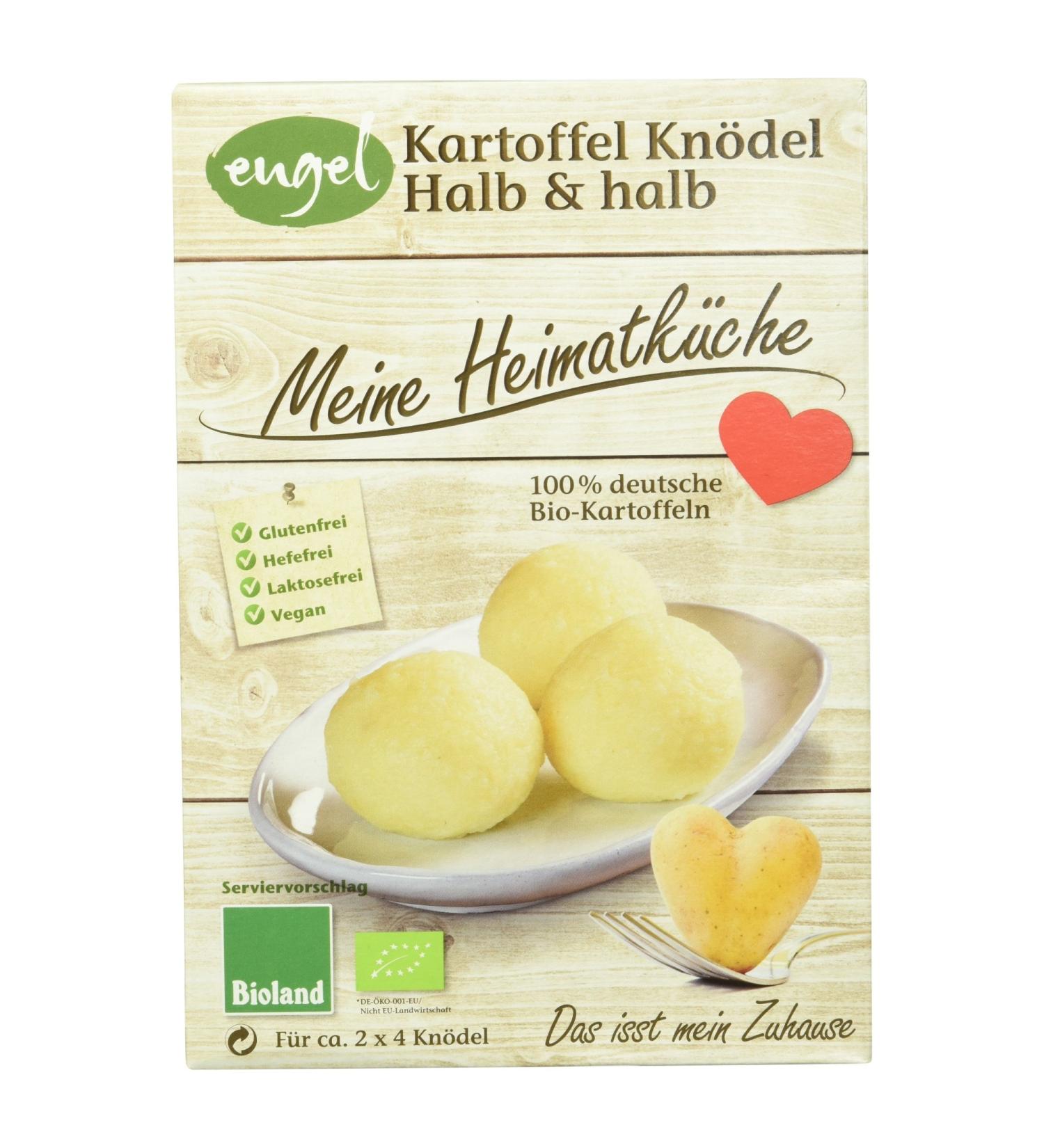 Engel Organic Potato Dumplings Half & Half - Gluten-Free Lactose-Free Vegan | 230g - Buy Online on GoSupps.com