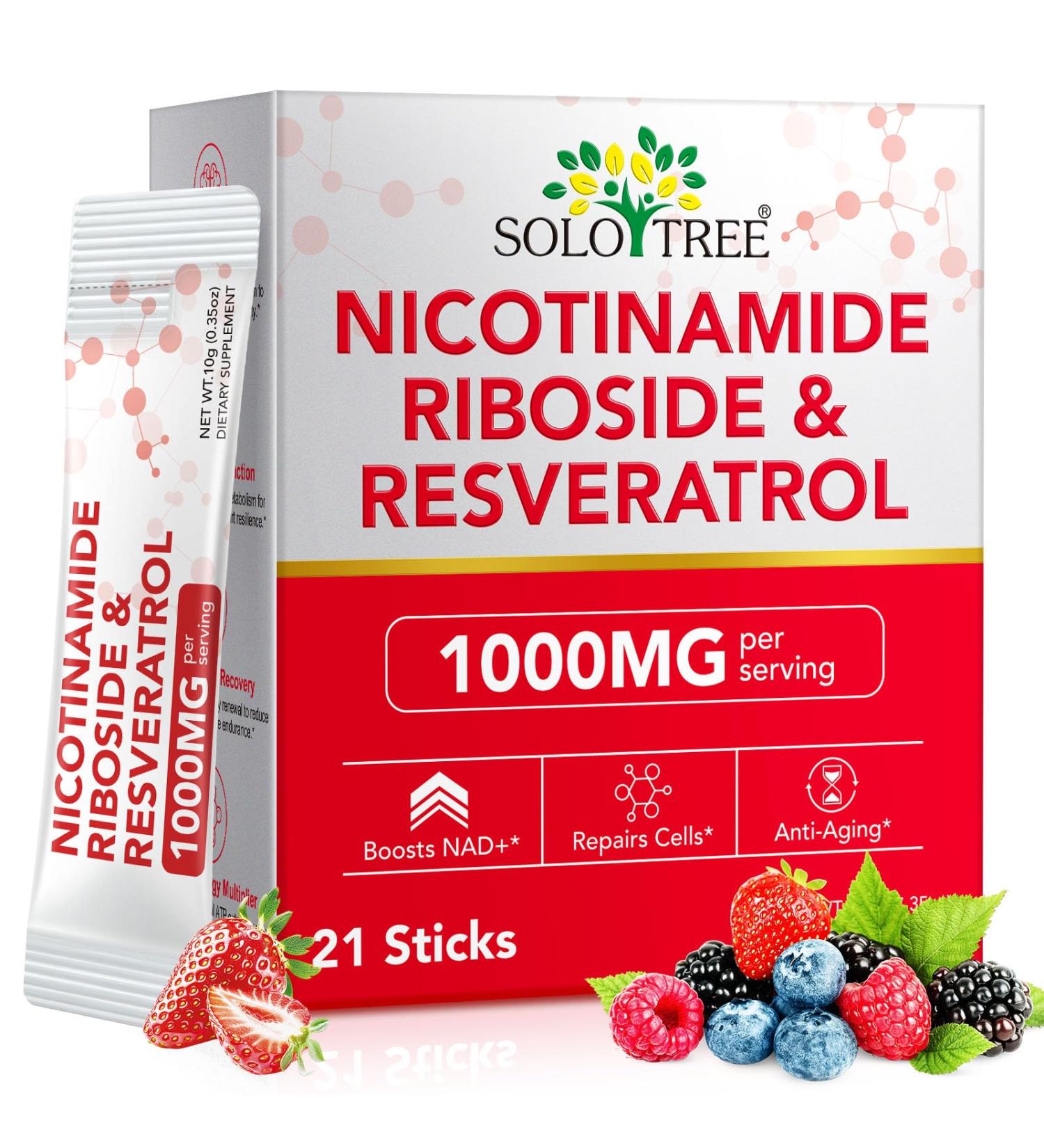 ISUNRISE NAD+ Supplement NAD 1000mg Liquid Packets Nicotinamide Riboside & Resveratrol with PQQ Boosts Cellular Energy Repair Healthy Aging 21 Packs - Buy Online on GoSupps.com