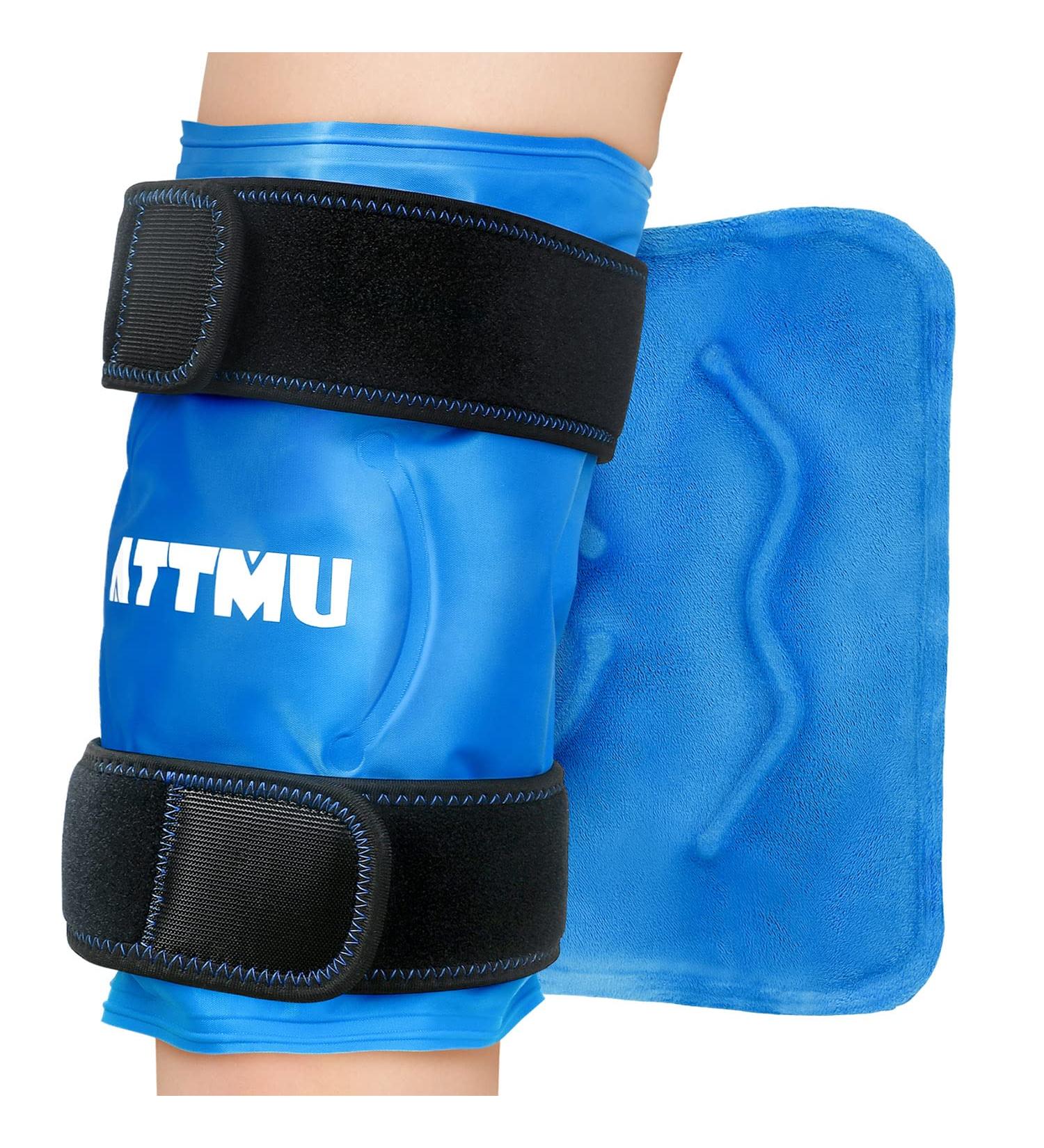Knee Ice Pack Wrap for Pain Relief - Reusable Cold Compress for Swelling, Bruises, and Injuries - Buy Online on GoSupps.com