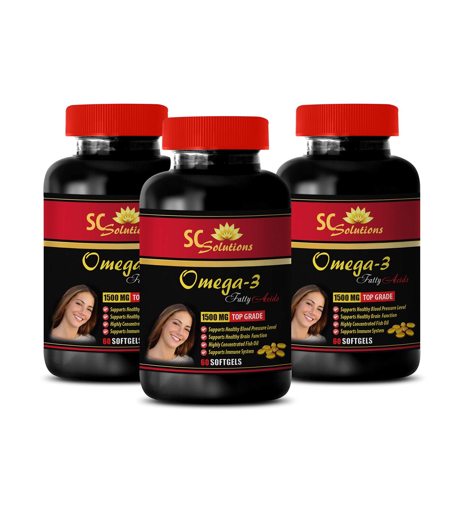 pressuresupport Pills for Women - Omega 8060 (Fish Oil) - Omega 6 Mood - 3 Bottle 180 Softgels - Buy Online on GoSupps.com