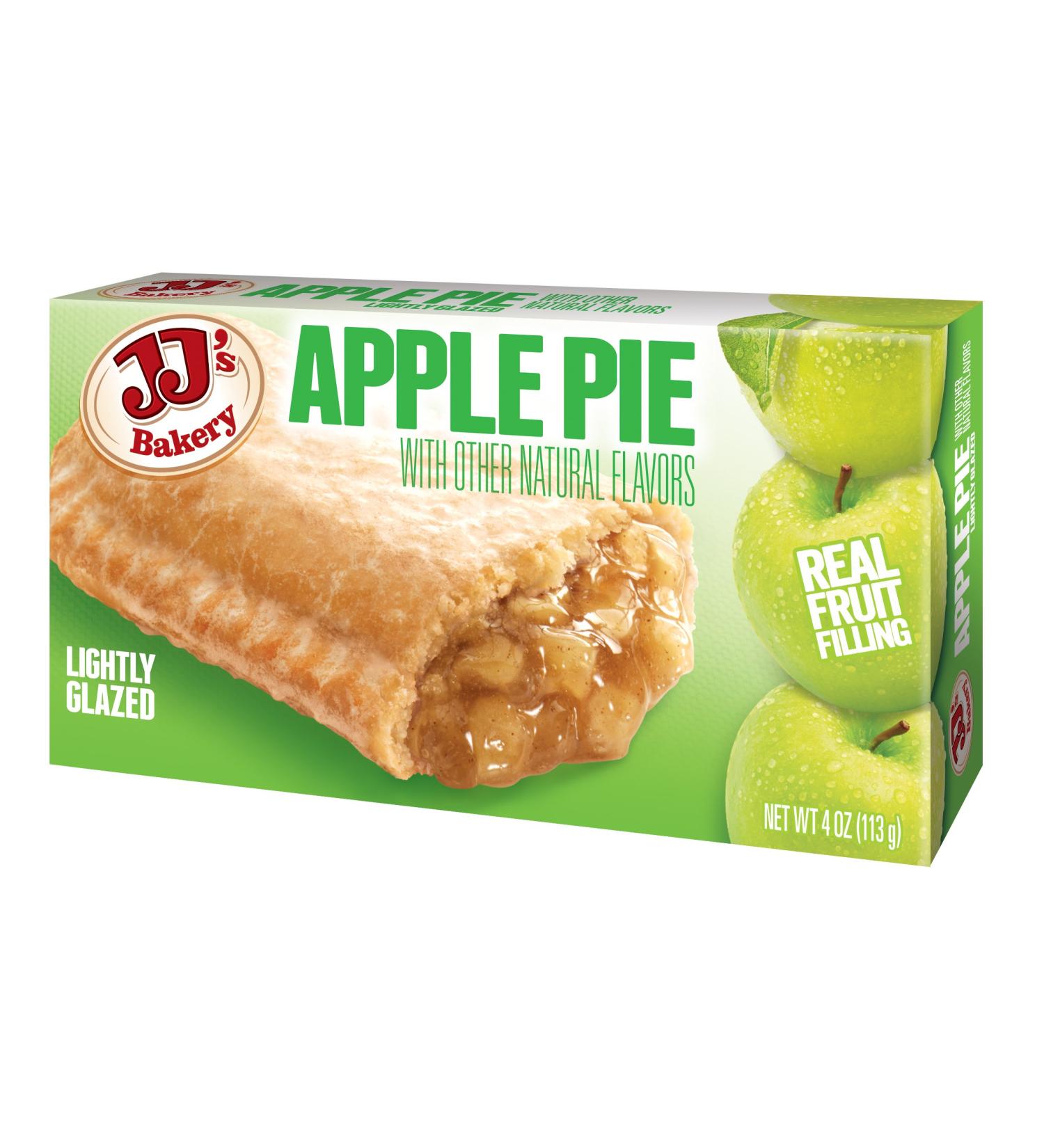 JJ's Bakery Apple Snack Pie, 4 oz