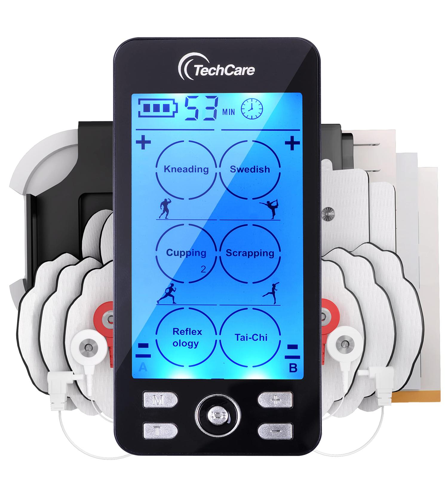Tens Unit Plus 24 Rechargeable Electronic Pulse Massager with Accessories | Multi Mode Device - New Model - Buy Online on GoSupps.com