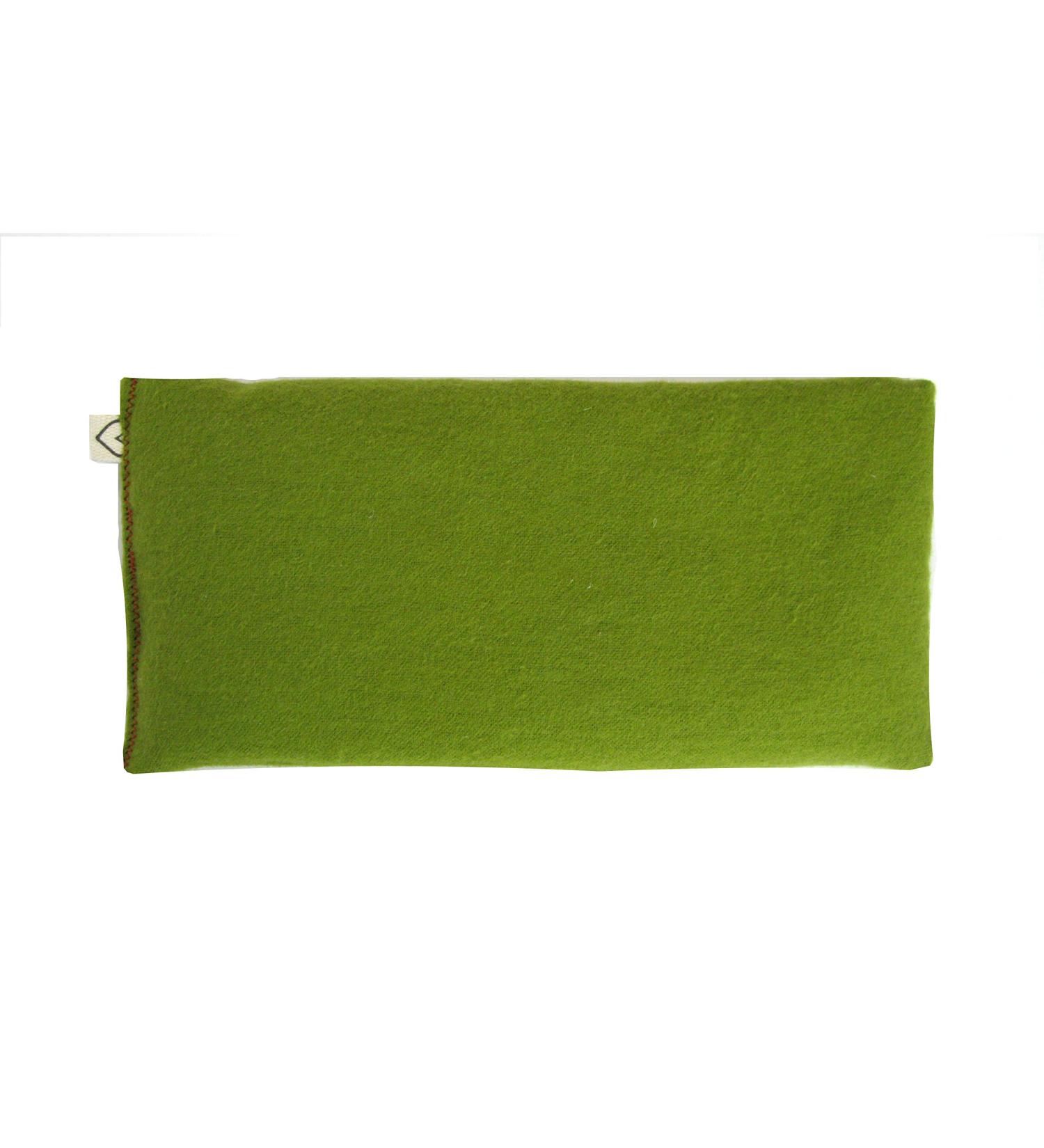Peacegoods Unscented Flax Seed Eye Pillow | Microwavable & Weighted | Soft Cotton Flannel | Yoga, Massage, Headache Relief | Made in USA | Kiwi Green - Buy Online on GoSupps.com