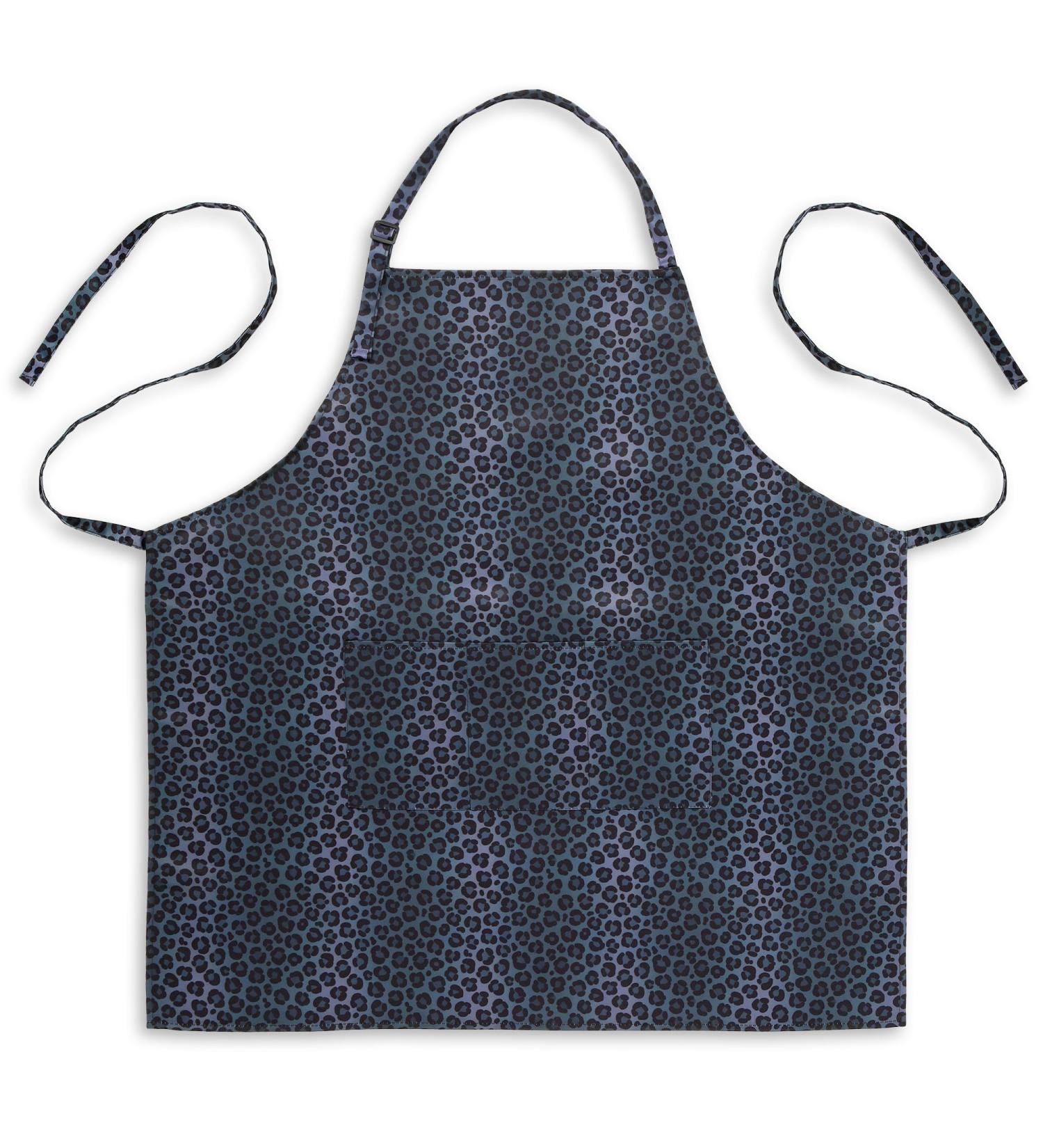 Buy Plus Size Hair Stylist Apron - Extra Large Salon Apron XL/XXL for Women | Stylish & Comfortable Black Leopard Aprons for Nail Technicians & Estheticians - Buy Online on GoSupps.com