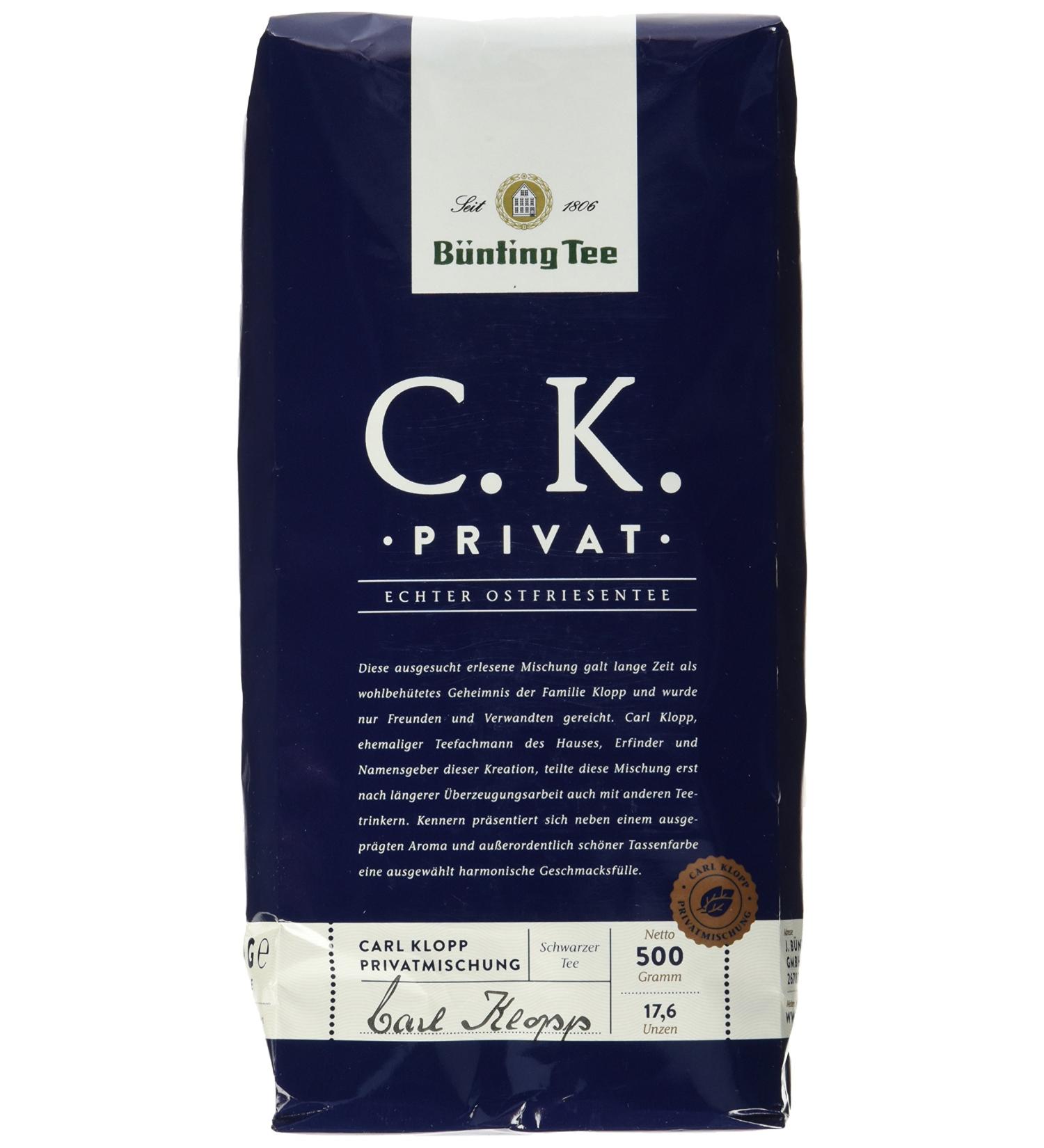 Bnting Tee CK Privat Real East Frisian Tea - 500g Loose (Pack of 2) | Premium International Shipping - Buy Online on GoSupps.com