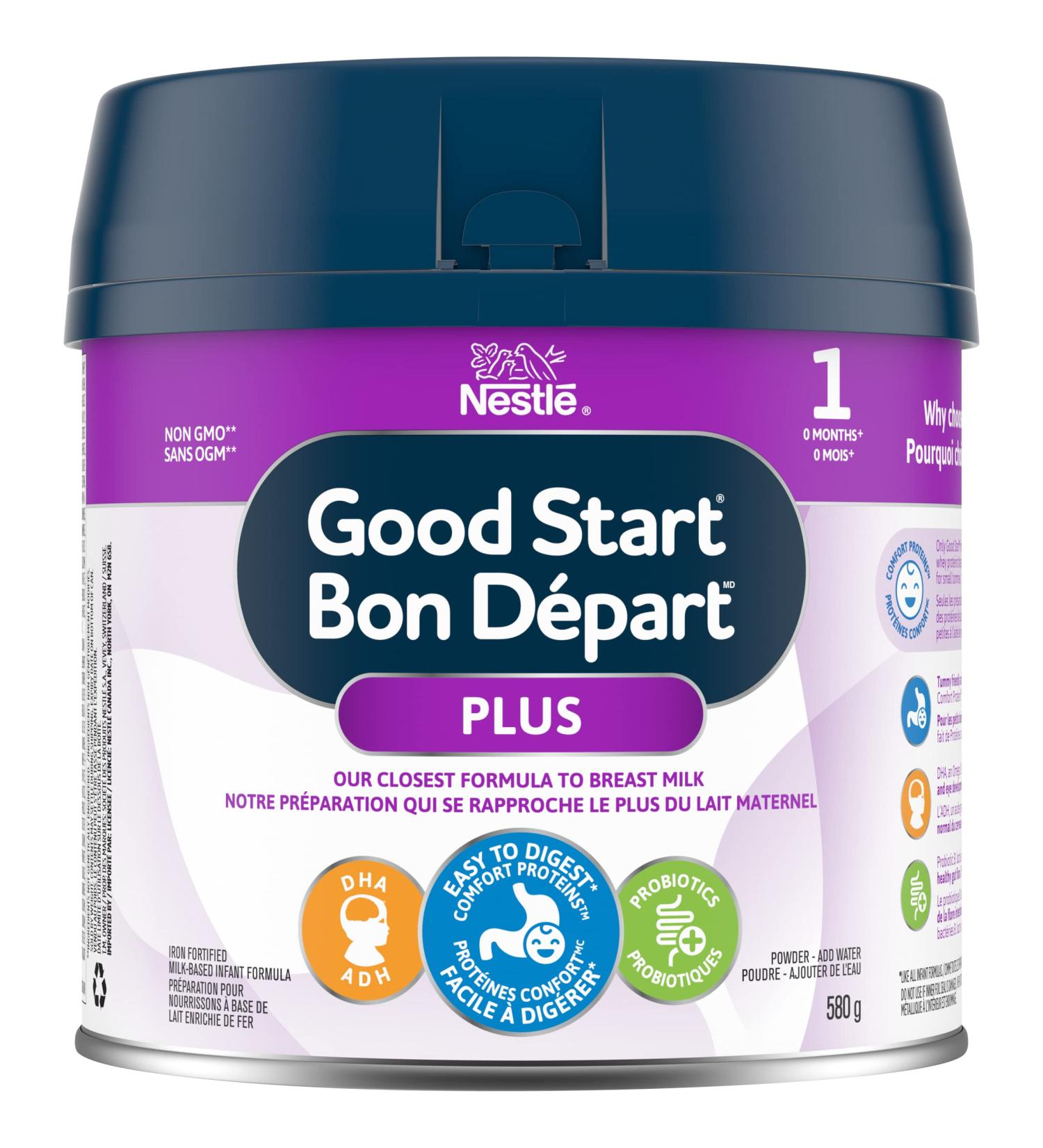 NESTL GOOD START PLUS 1 Baby Formula Powder 0+ months Probiotic B. lactis For Gut Health & Immune Support DHA For Brain Development 580g Packaging May Vary - Buy Online on GoSupps.com