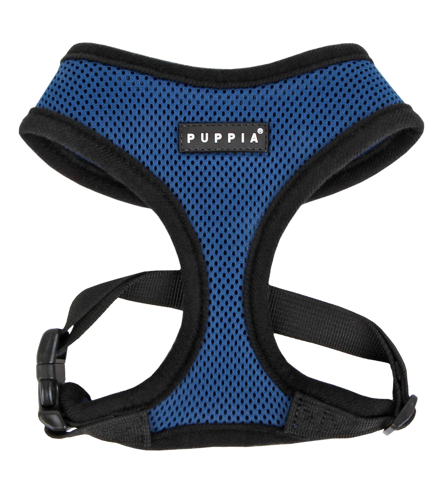 Puppia Dog Harness for Small & Medium Dogs - Super Soft Many Colors Also Doubles as Puppy Dish - Atani Train Harness in Royal Blue - Buy Online on GoSupps.com