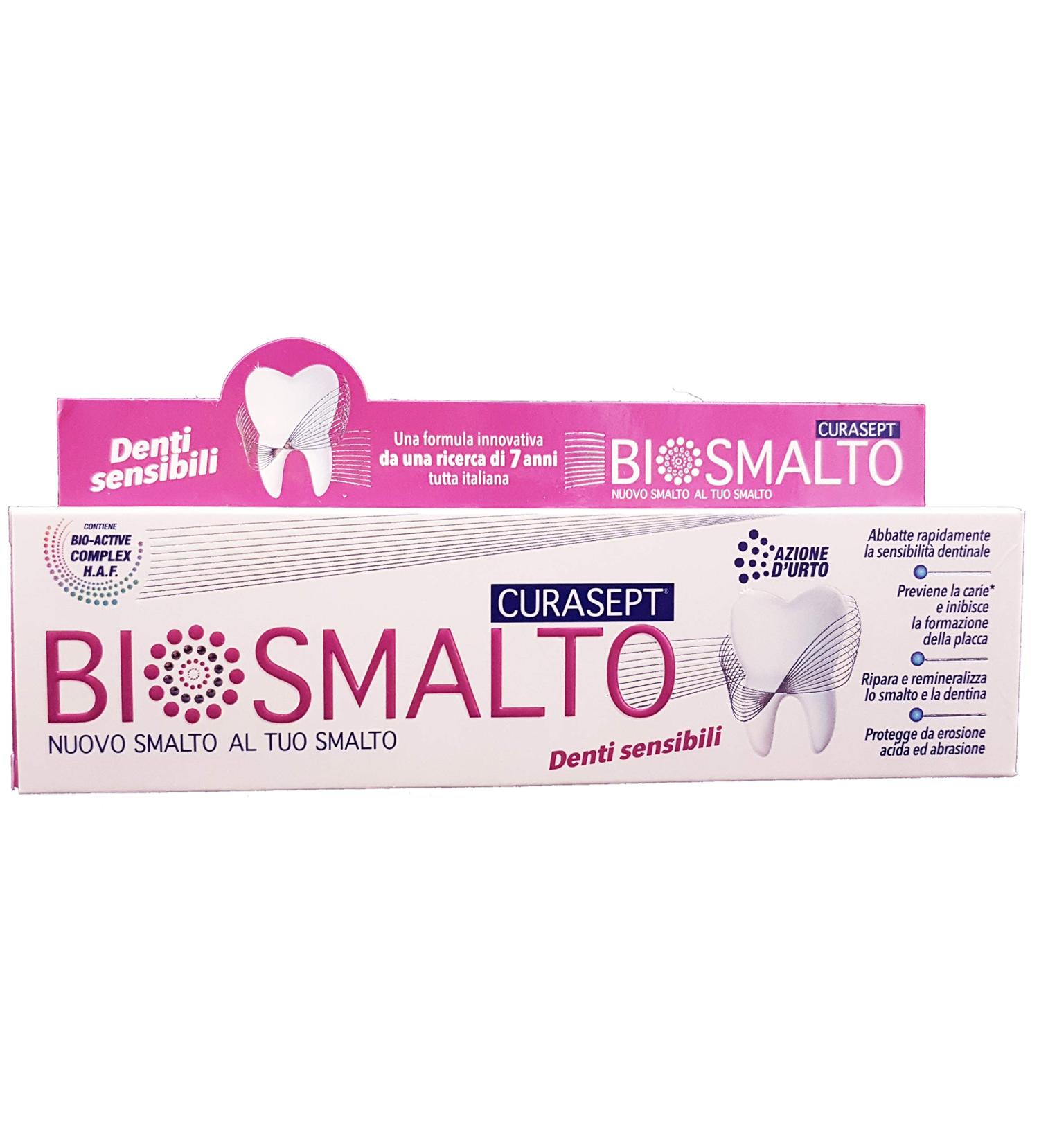 Curasept Biosmalto Toothpaste for Sensitive Teeth with Action d'Urto 50 ml