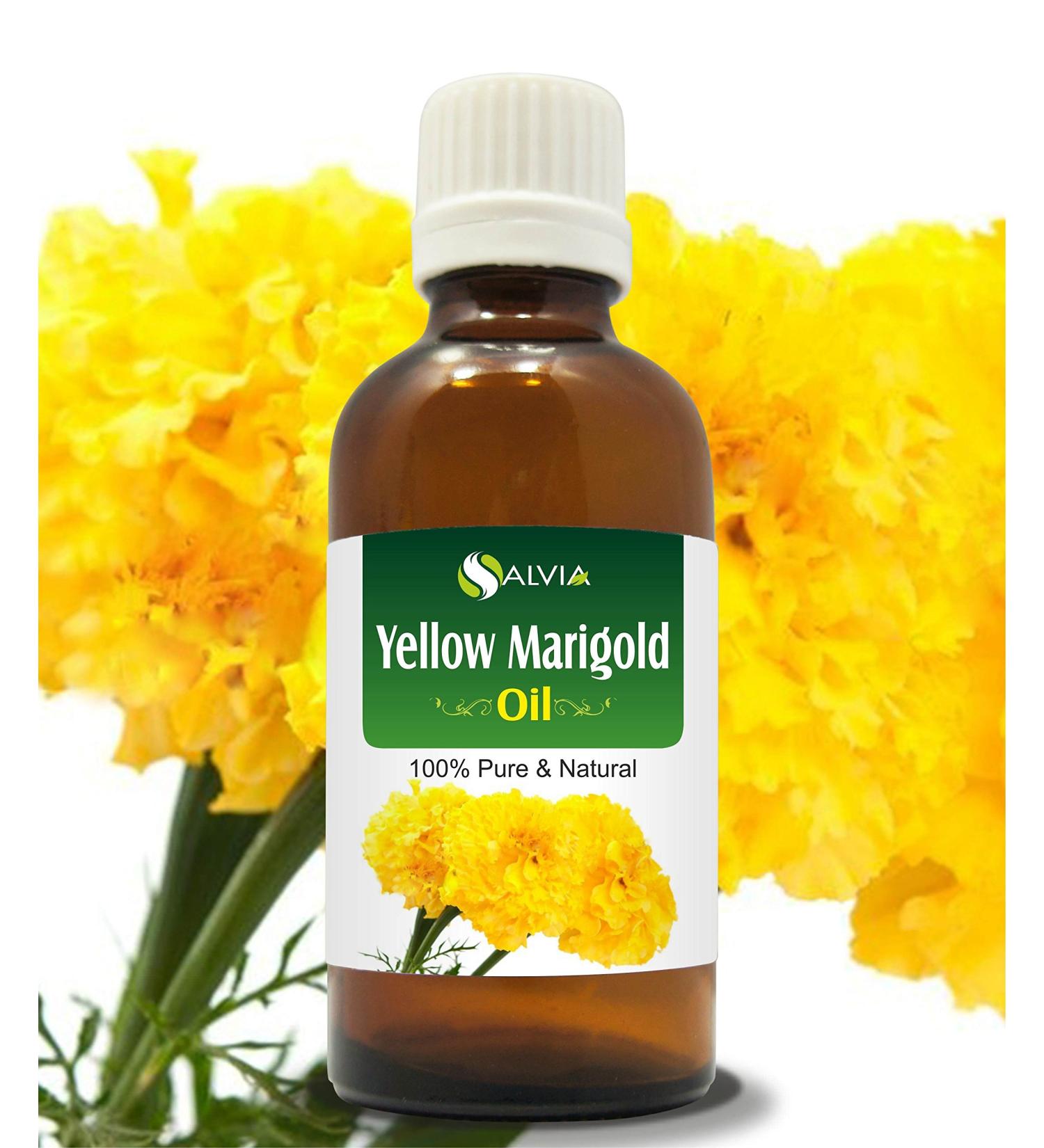 Yellow Marigold (Tagetes) Pure Natural Aromatherapy Therapeutic Uncut Undiluted Essential Oil (50ml)