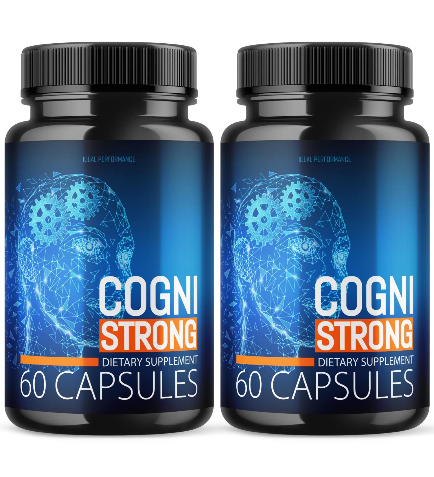 IDEAL PERFORMANCE (2 Pack) Cognistrong Supplements Cogni Strong (120 Capsules)