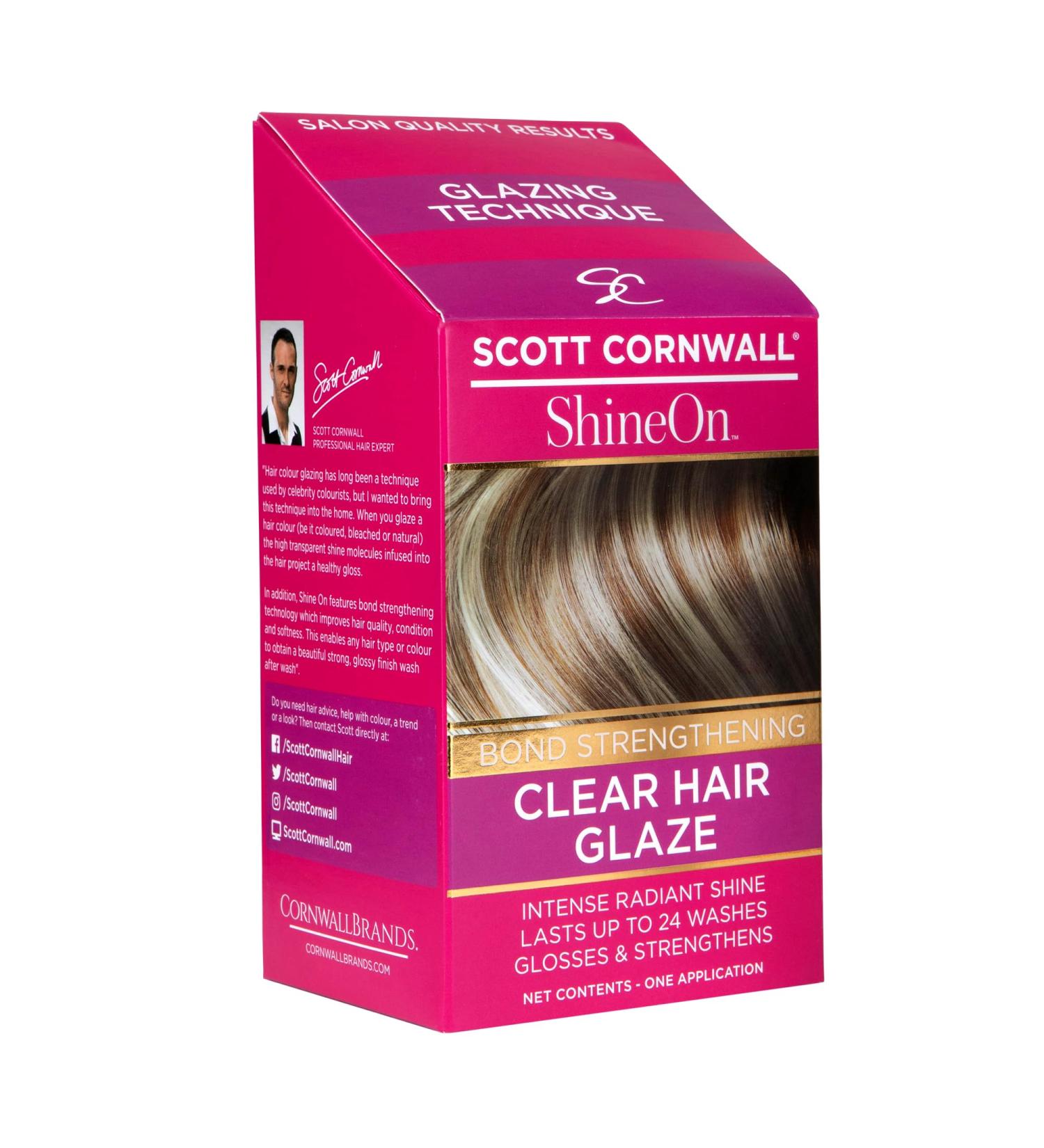 Scott Cornwall Shine On Hair Glaze - Professional Hair Gloss for intense Shine - Buy Online on GoSupps.com