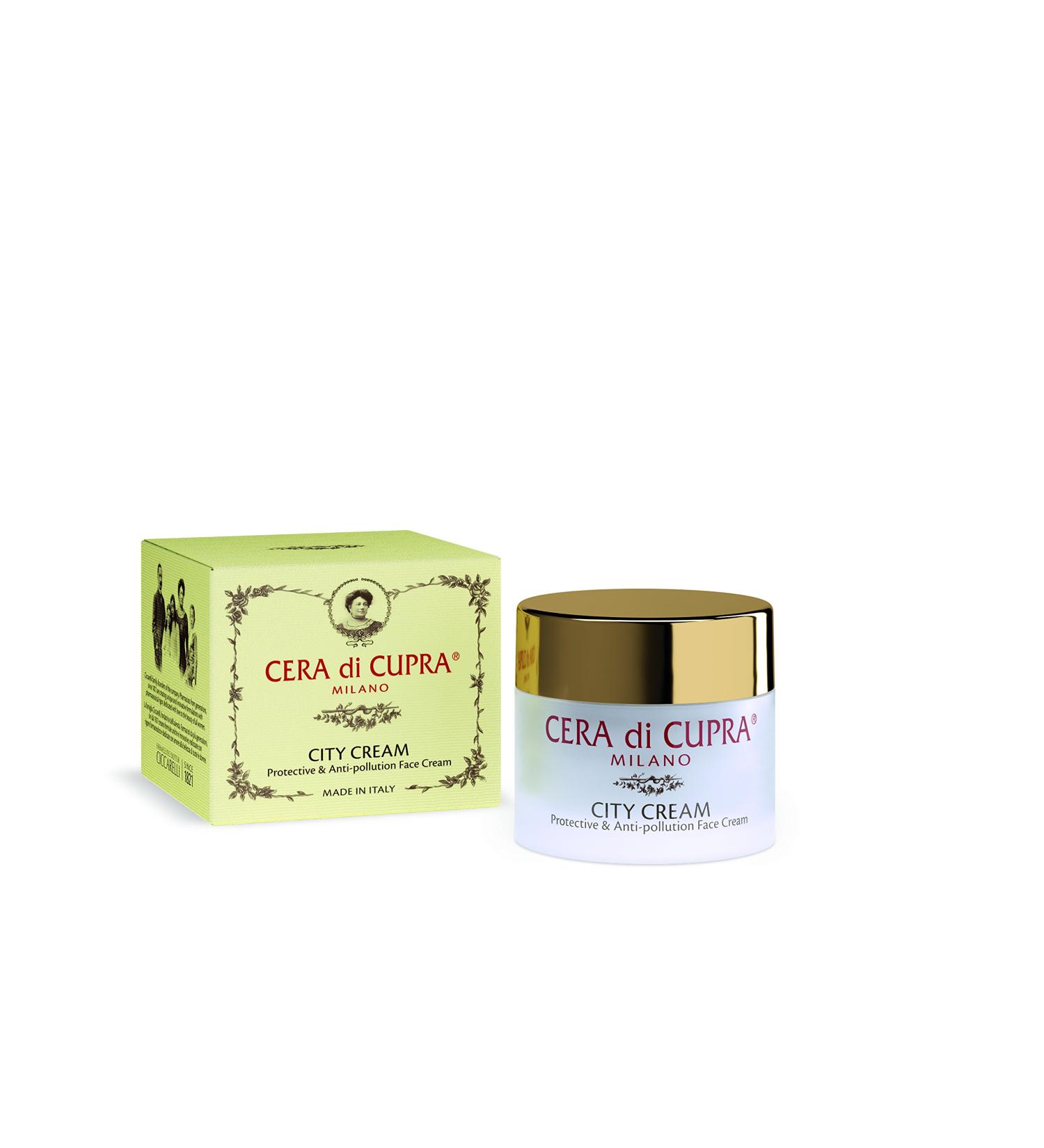 Buy CERA DI CUPRA MILANO City Cream 50ml - Hydrating Face Cream for All Skin Types | International Shipping Available - Buy Online on GoSupps.com