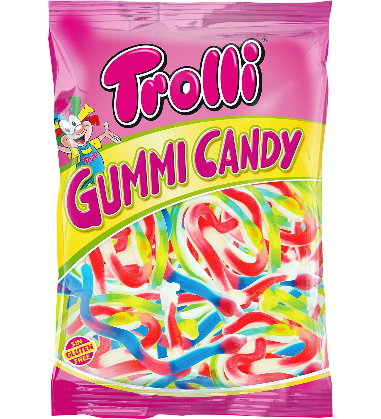 Trolli Trolli Gummi Candy Snake Gummose Gusto Fruits Fun & Multi-Colour 1000g Bag Gluten Free Birthday & Party Idea