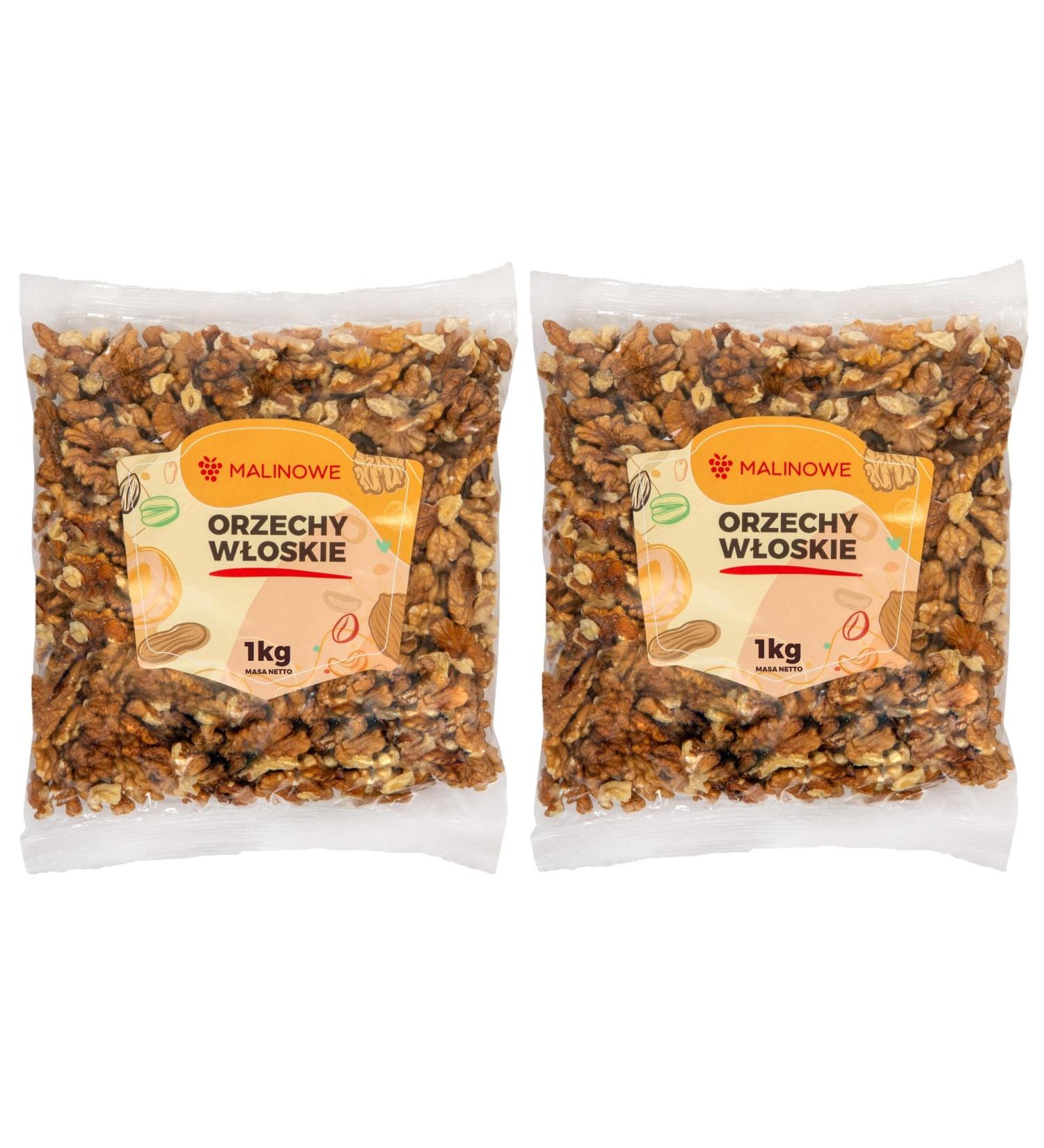 Buy MALINOWE Shell-less Walnuts Halved 2x1kg | Premium Quality International Shipping - Buy Online on GoSupps.com