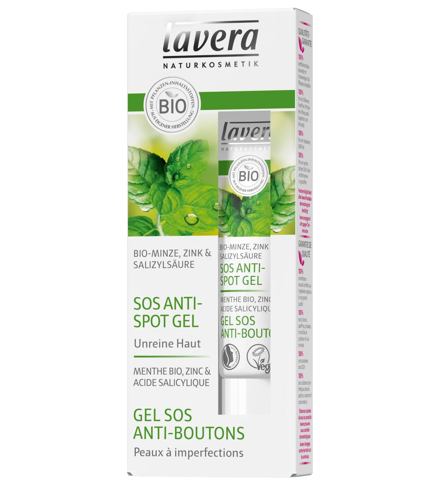 Lavera Anti-Acne Gel SOS 15 ml. - Buy Online on GoSupps.com