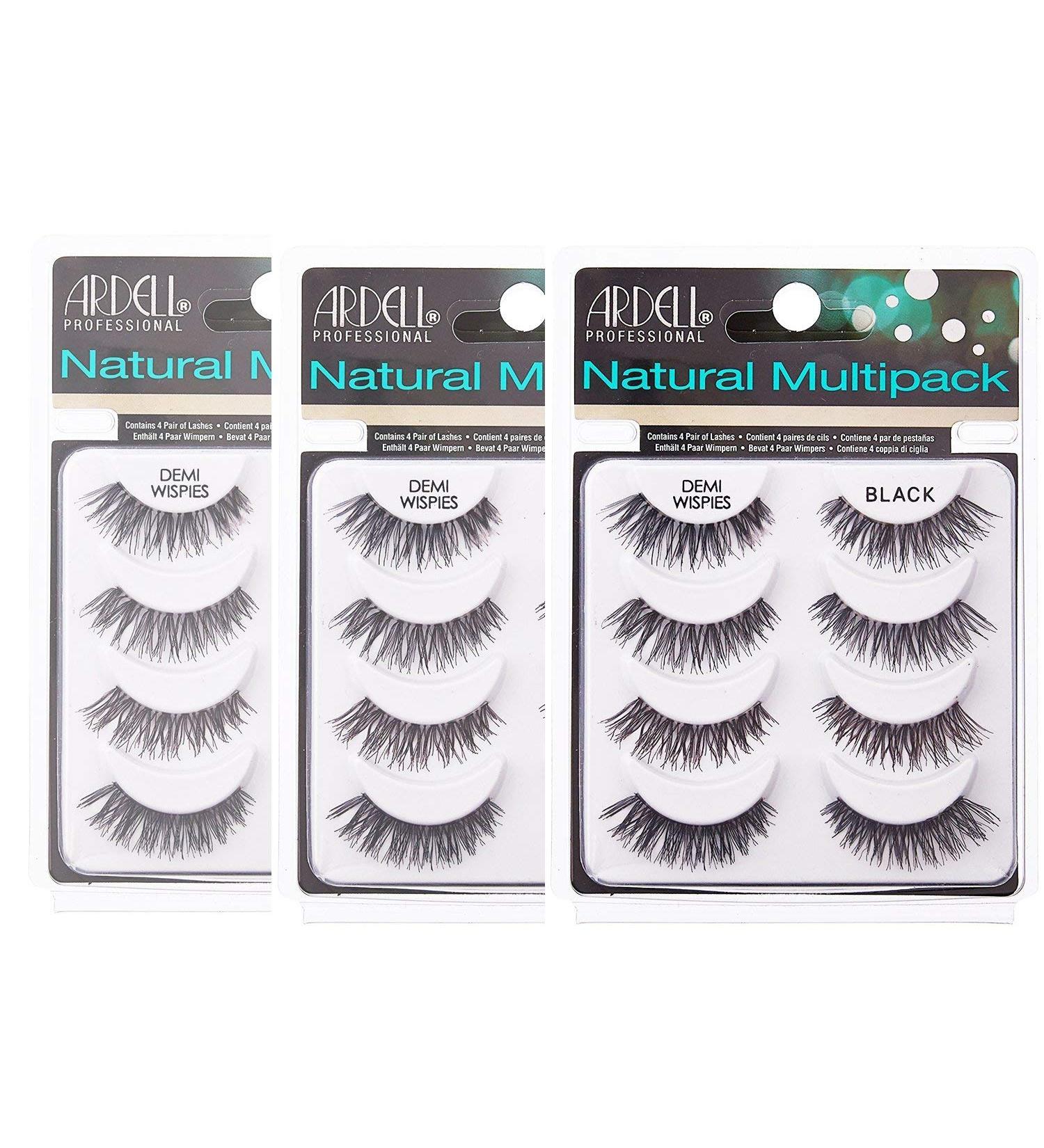 Ardell - Multipack Demi Wispies Fake Eyelashes 4 Pair (Pack of 3)