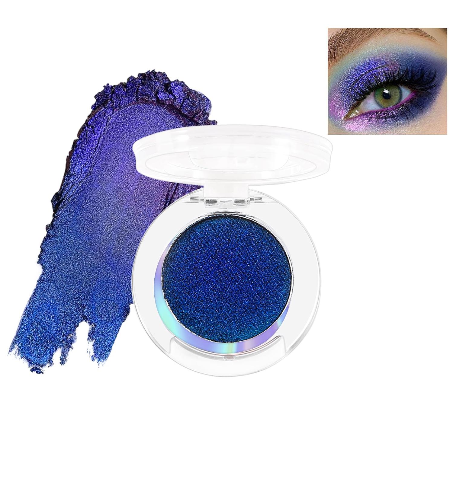 Jutqut Chameleon Eyeshadow | Metallic Glitter Cream | Highly Pigmented Holographic Eye Makeup | Multichrome Waterproof #02 - International Shipping Available - Buy Online on GoSupps.com