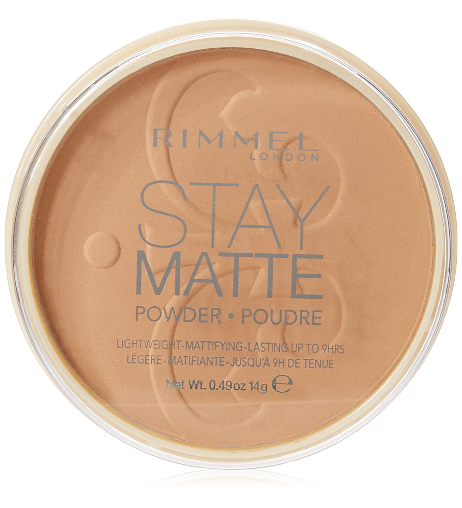 Rimmel Stay Matte Pressed Powder Caramel 14g - Long-Lasting Oil Control Formula - Buy Online on GoSupps.com