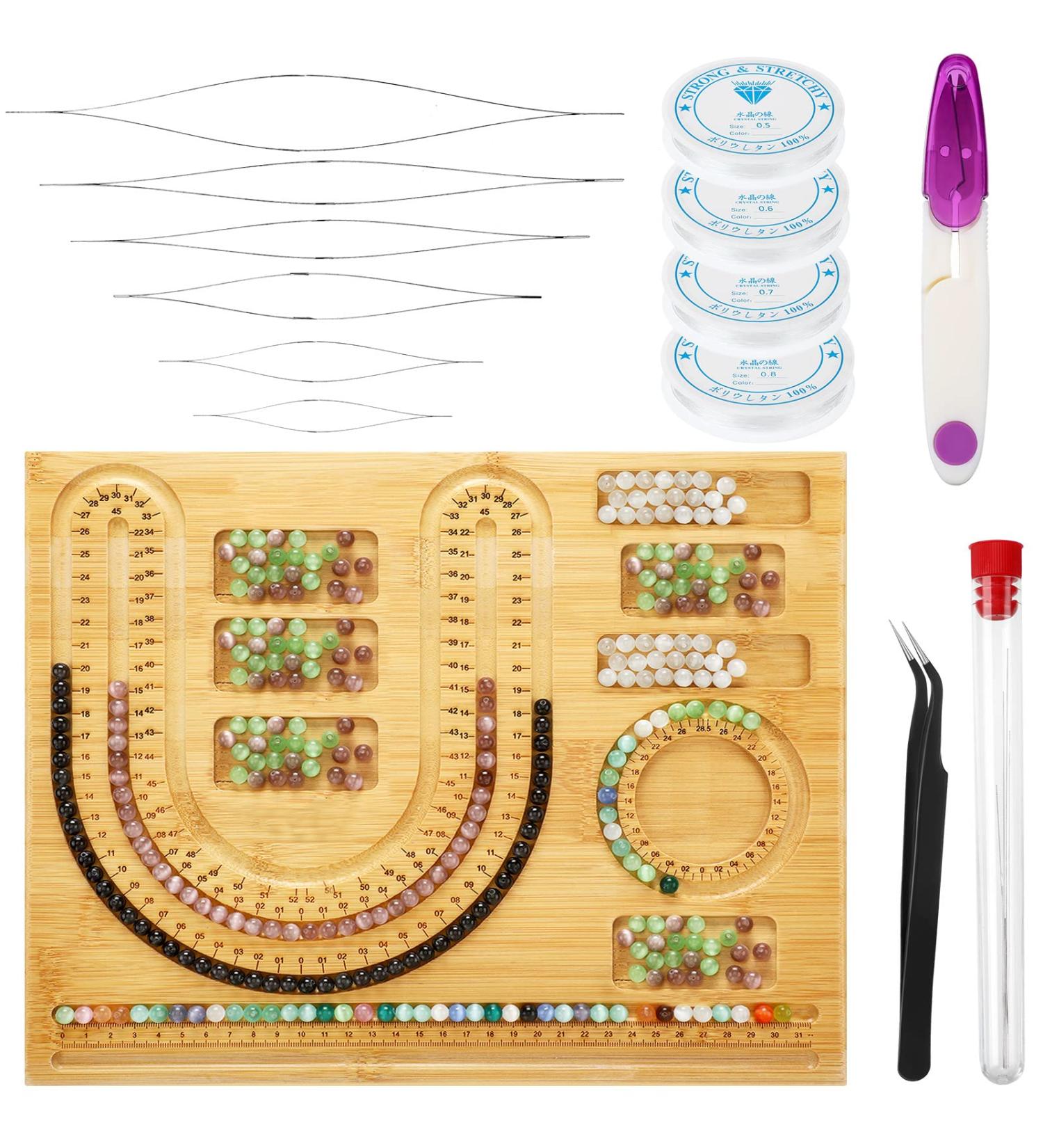 Jutom Bead Design Board and Measuring Mat Set - Craft Supplies for DIY Jewelry Making - Buy Online on GoSupps.com