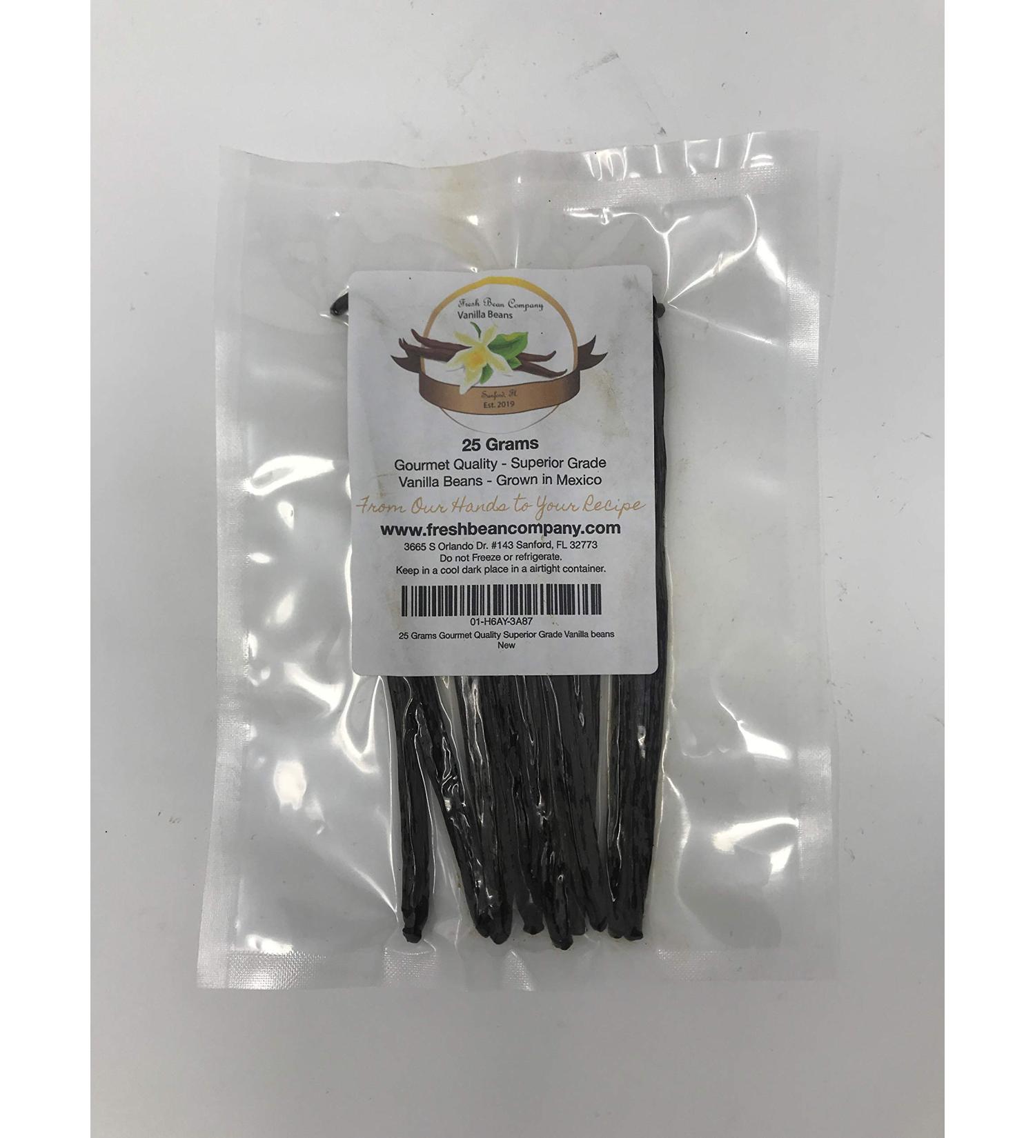 Premium Mexican Vanilla Beans - Superior Grade | 25.0 Grams - Buy Online on GoSupps.com
