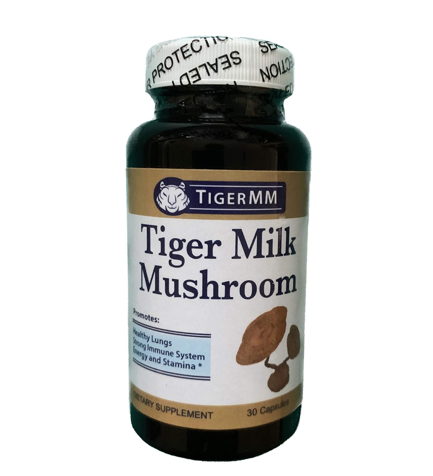 Tiger Milk Mushroom Extract - USA | Lung Respiratory Support & Immune Booster - Buy Online on GoSupps.com