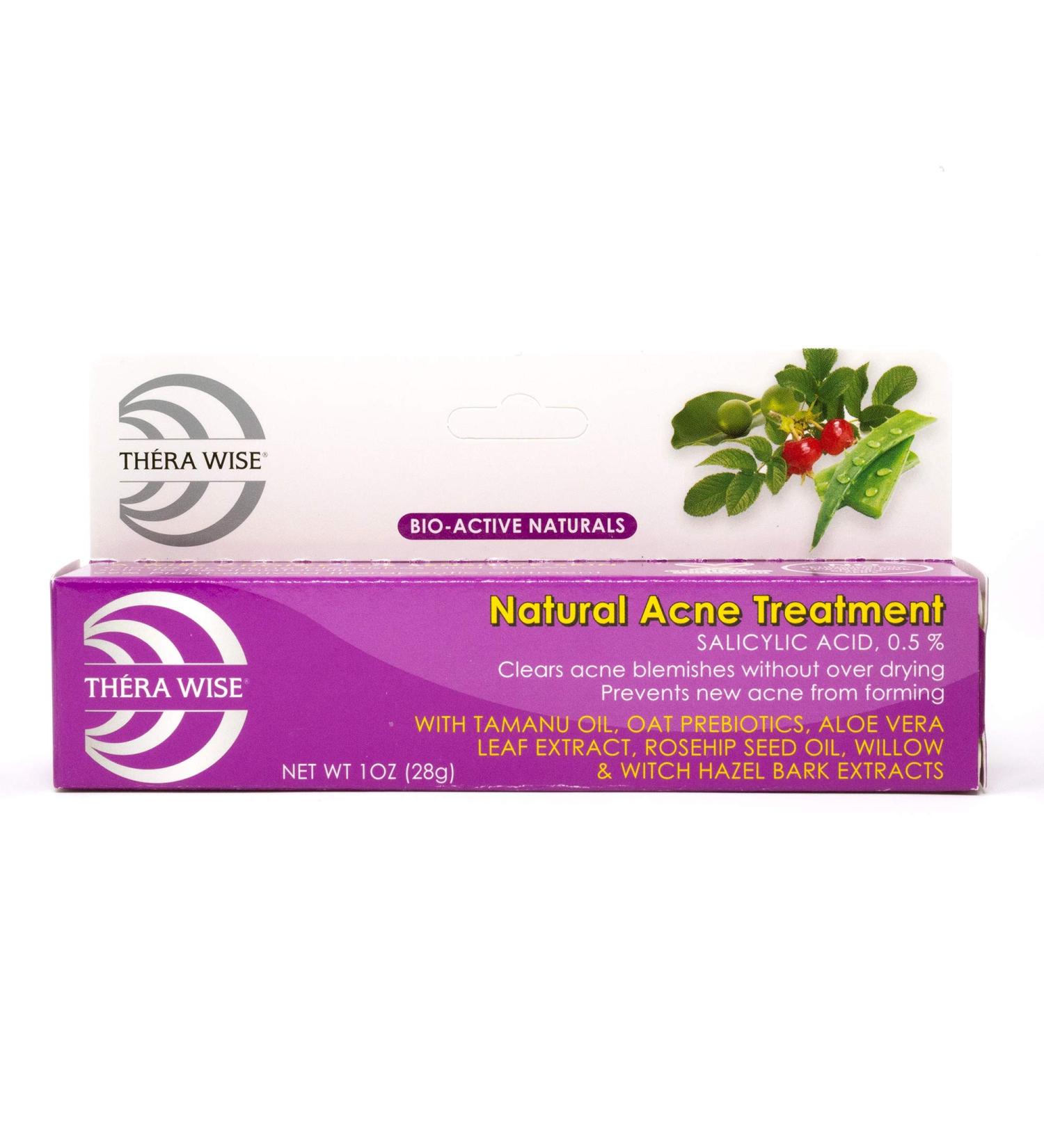 Thera Wise Natural Acne Treatment - Effective Solution for Whiteheads Blackheads and Pimples with Bio-Active Ingredients - Shop Internationally - Buy Online on GoSupps.com