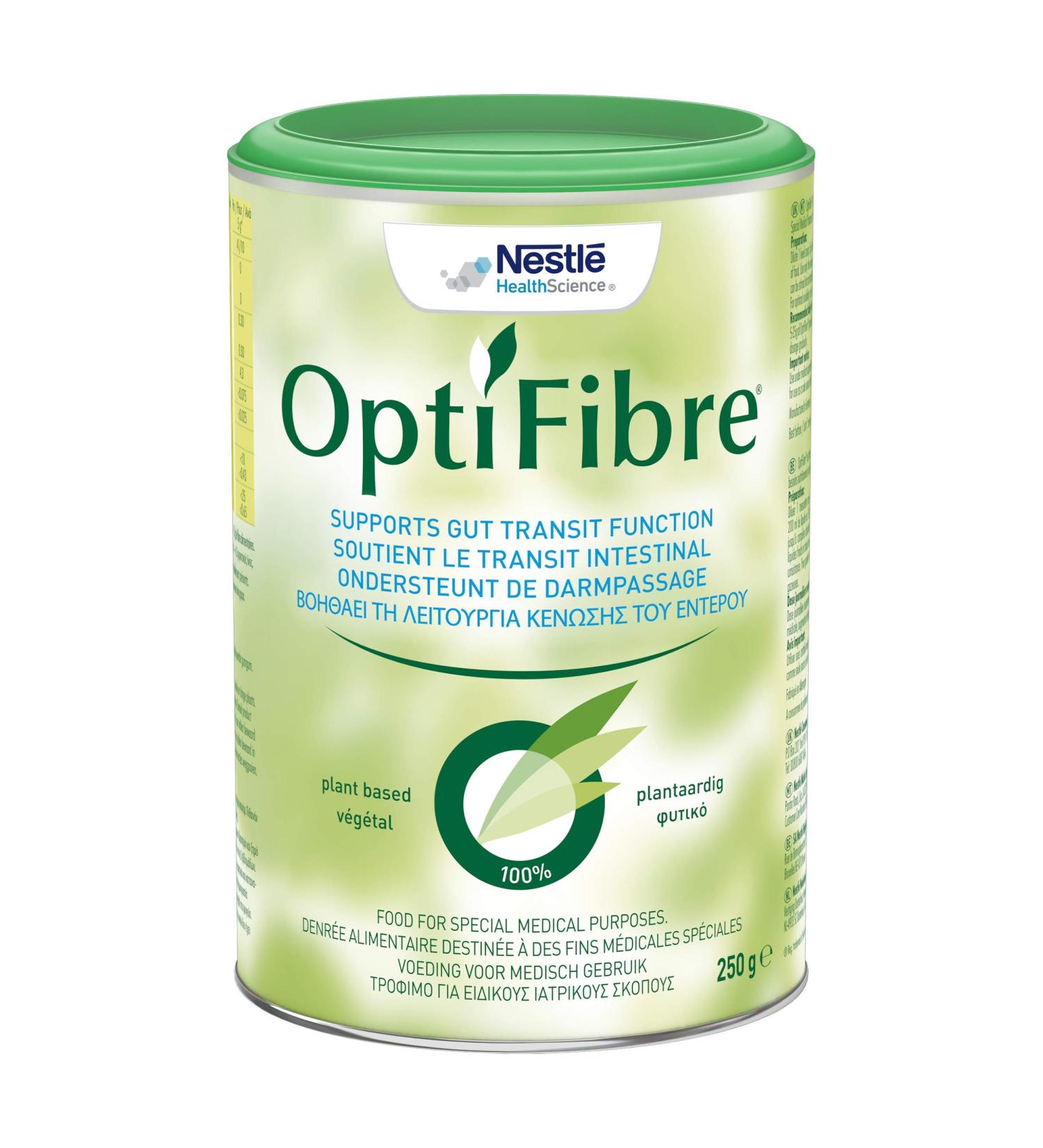 Optifibre Powder Neutral Flavour 250g Tin - Soluble Dietary Fibre Powder (Gluten Free Fibre Supplement Effective and Natural Solution to Help Support Gut Transit) - Buy Online on GoSupps.com