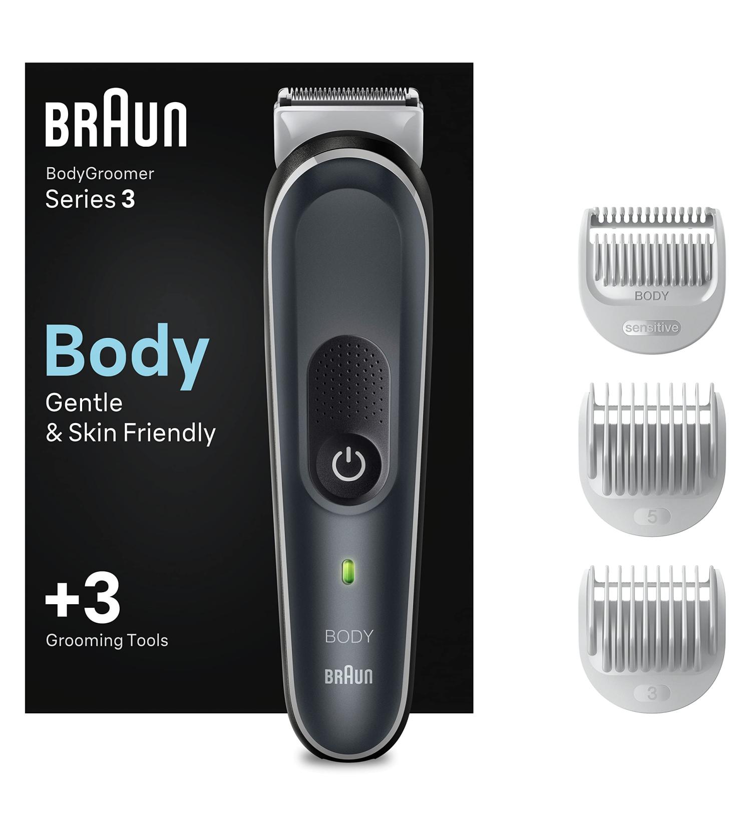 Buy Brown Body Groomer 3 - Men's Personal Care & Hair Removal with SkinShield Tech | BG3350 Black/Gray - Buy Online on GoSupps.com