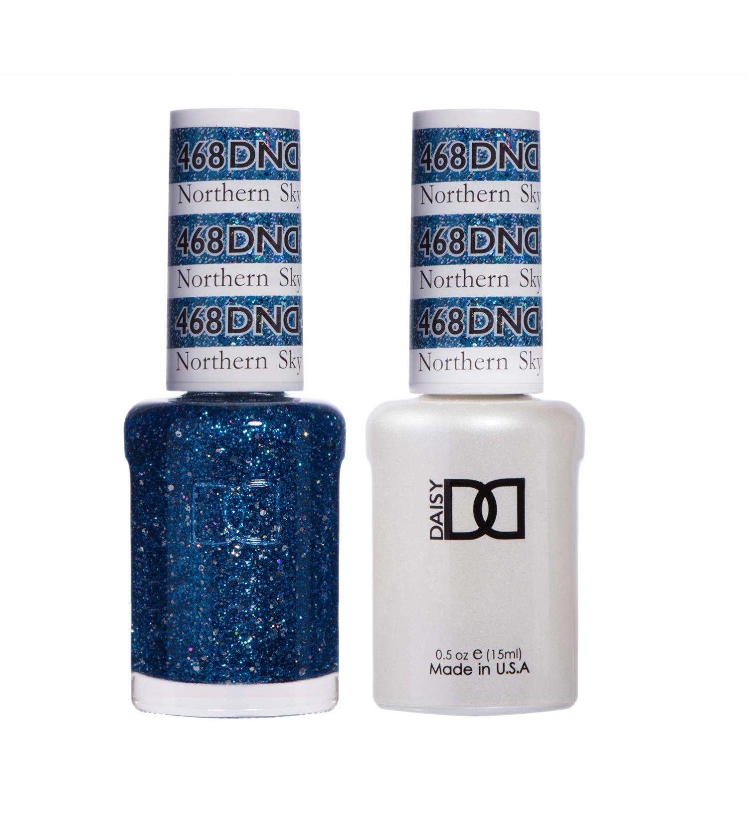 DNDDuo Gel (Gel & Matching Polish) Glitter Set 468 - Northern Sky by DND Gel