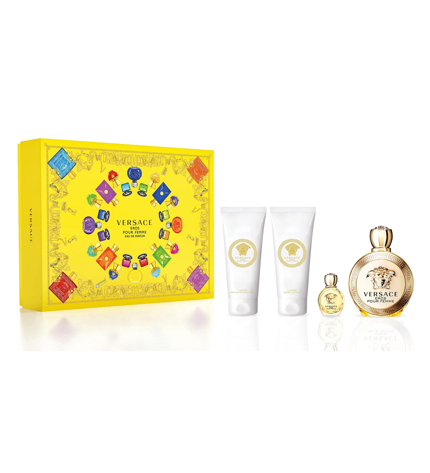 Versace Eros Pour Femme 4PCS EDP Women Gift Set