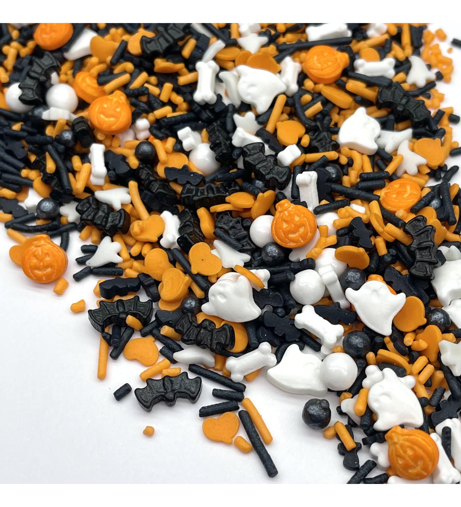 Manvscakes Assorted Halloween & Fall Sprinkles - 3.6 oz for Cake Decorating, Cookies, Ice Cream, Fondant Cake, Caramel Apples, Cupcakes & Desserts - Buy Online on GoSupps.com