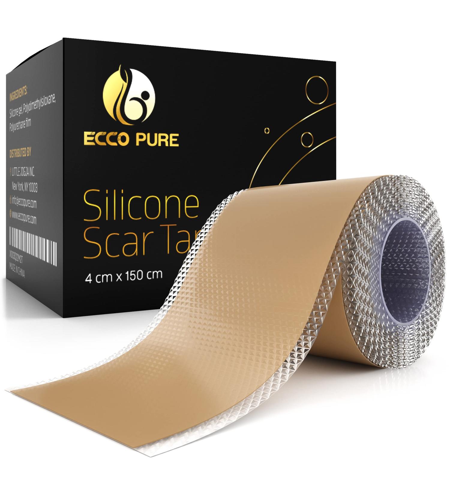 Silicone Scar Tape - Medical Grade Silicon Sheets for Hypertrophic and Keloidal Scars Treatment - Skin Color - Buy Online on GoSupps.com