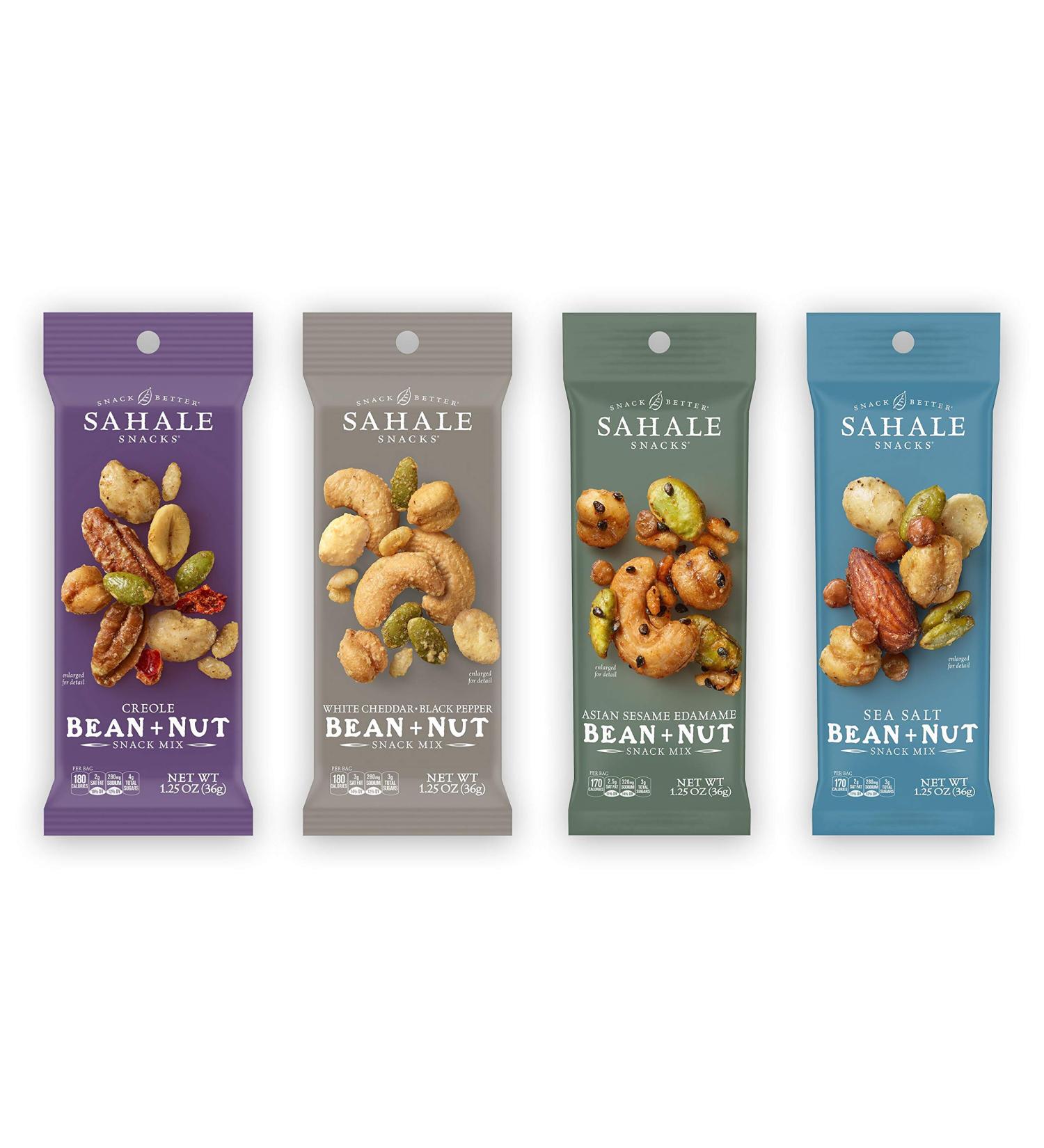 Sahale Snacks Bean + Nut Snack Mix Variety Pack - 12 x 1.25 Oz | Healthy Snack - Buy Online on GoSupps.com