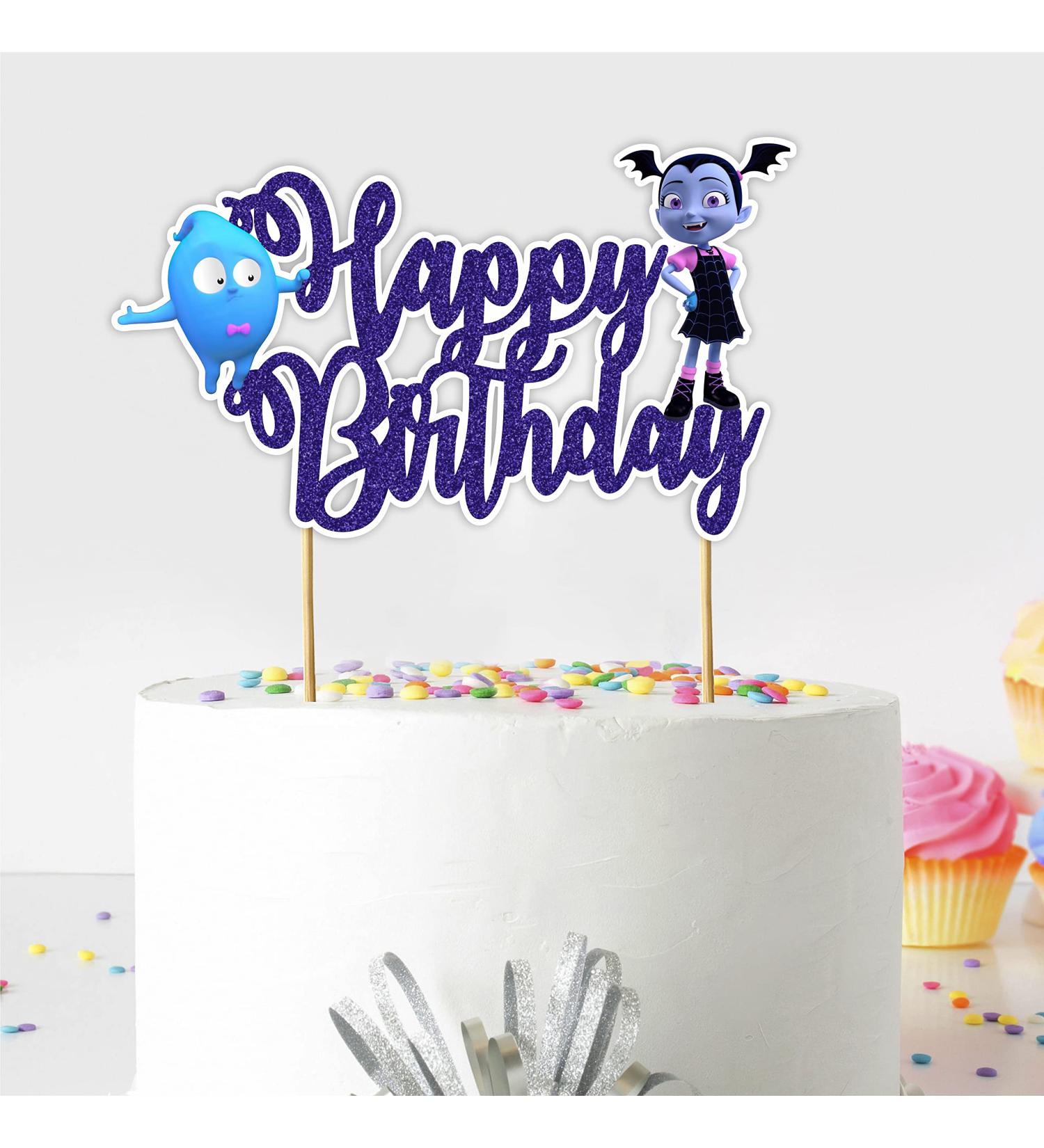 Seyal Vamprina Happy Birthday Cake Topper - Buy Online on GoSupps.com